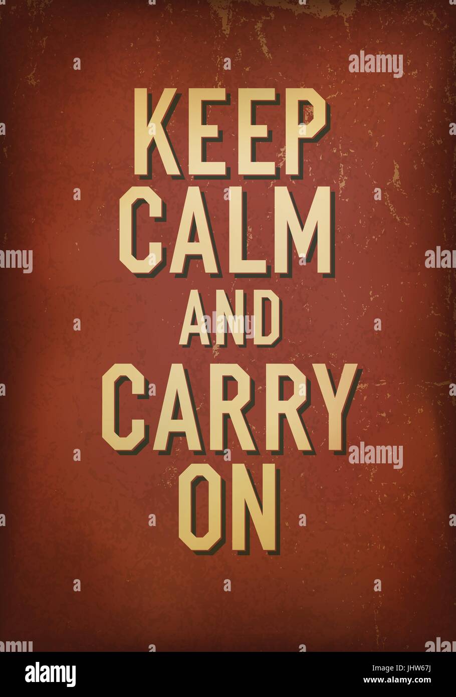 The words keep calm and carry on. Vector, EPS10 Stock Vector Image