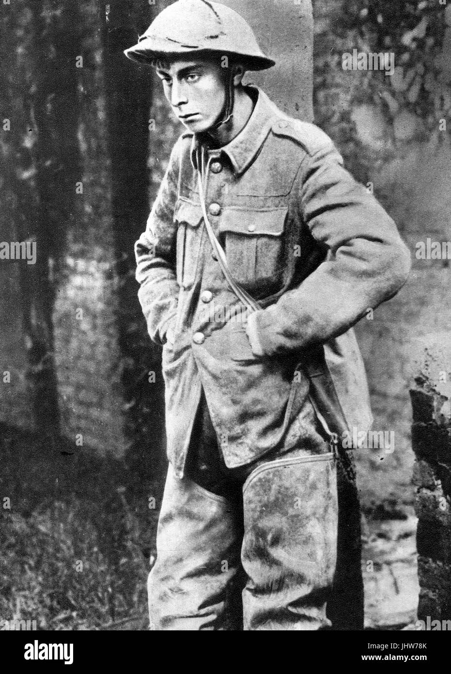 WWI BRITISH PRISONER OF WAR (DETAIL PORTRAIT)- GERMAN POW Stock Photo