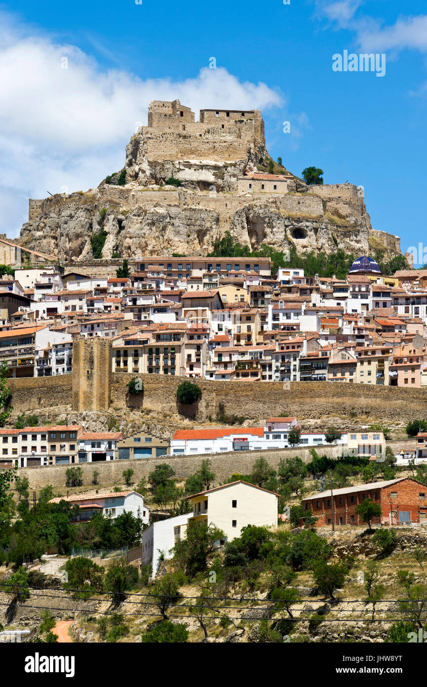 City of Morella, province of Castellón, Valencian Community, Spain Stock Photo