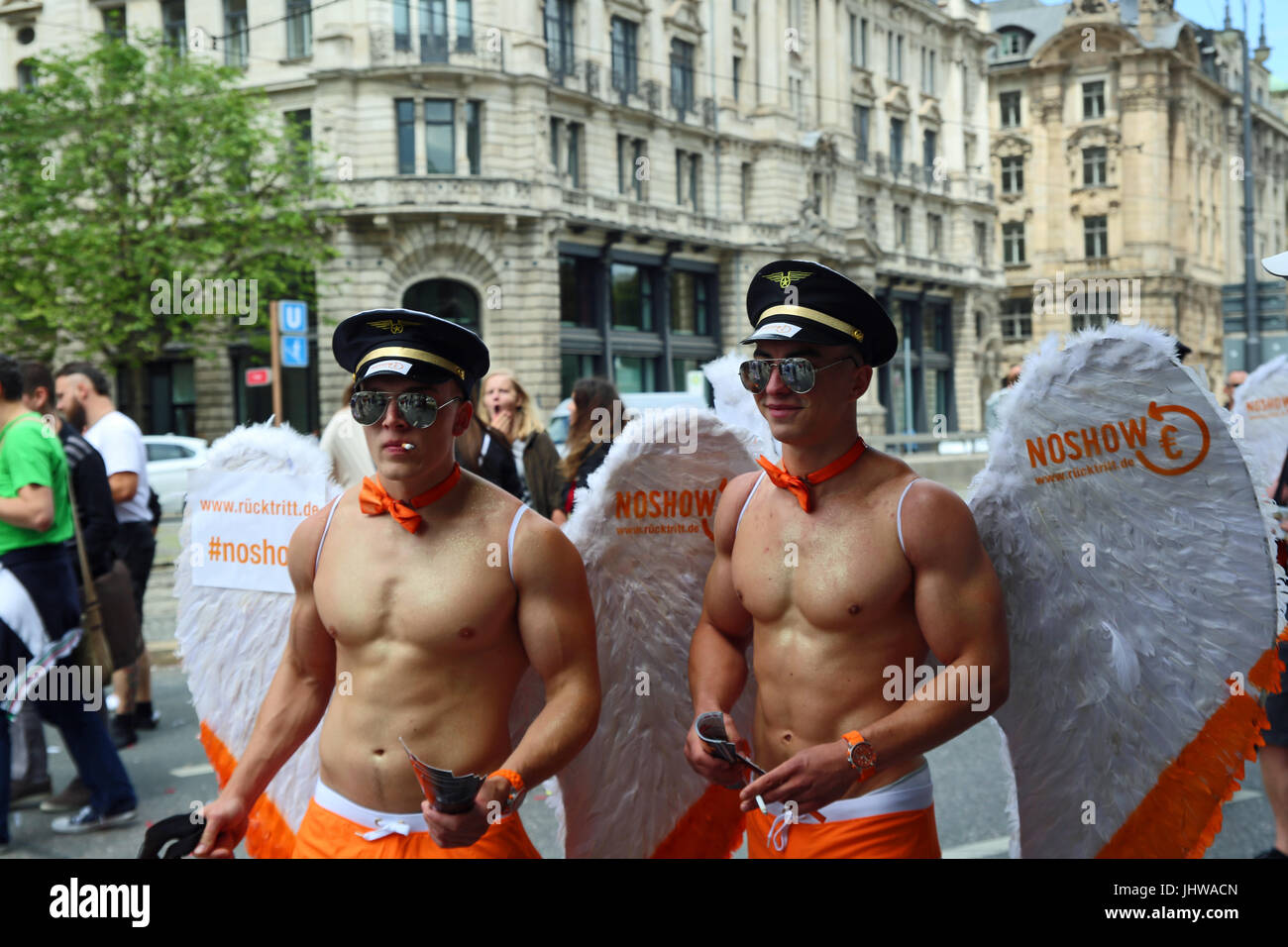 Munich, Germany. 15th July, 2017. Pride car. Today the Pride (Christopher  Street Day) took place in Munich. Several political and queer groups such  as some corporations organized it and participated. Credit: Alexander