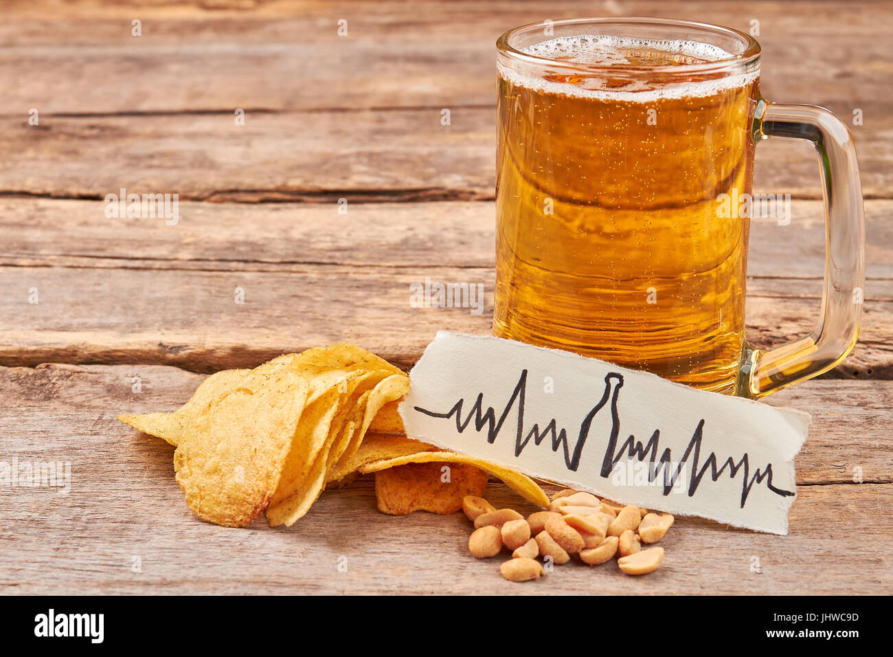 Beer addiction leads to heart disease Stock Photo Alamy