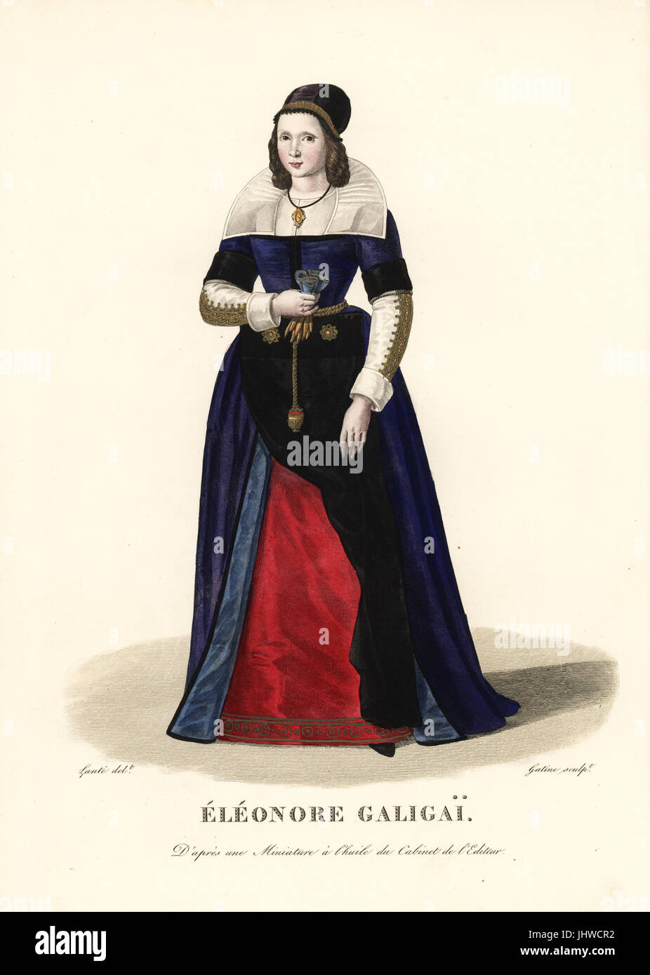 Leonora Dori Galigai, wife of Concino Concini, exorcist and witch, 1571 ...