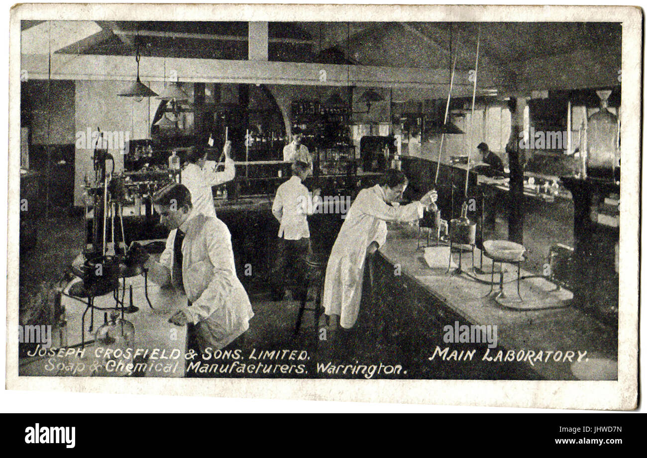 JOSEPH CROSSFIELD SOAP MAKERS (PERSIL) WARRINGTON 1911 Stock Photo