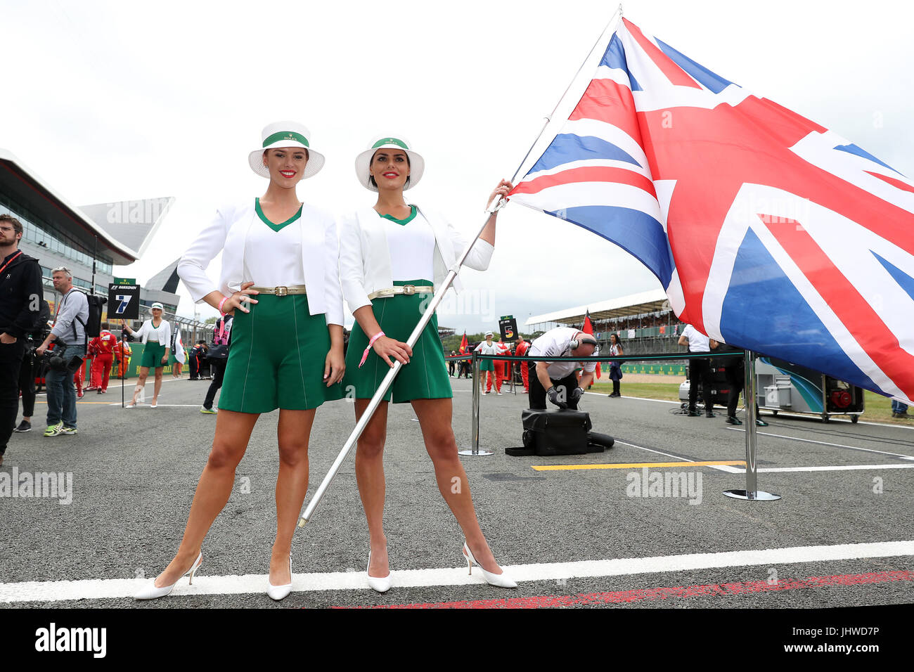 Hospitality Girls during the 2017 British Grand Prix at Silverstone