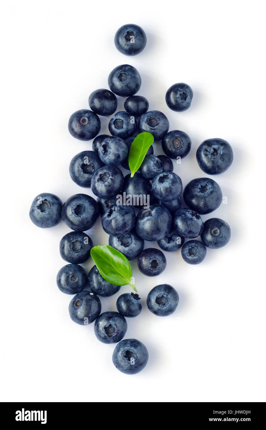 Close-up view of fresh Blueberries. Healthy eating and nutrition Stock ...