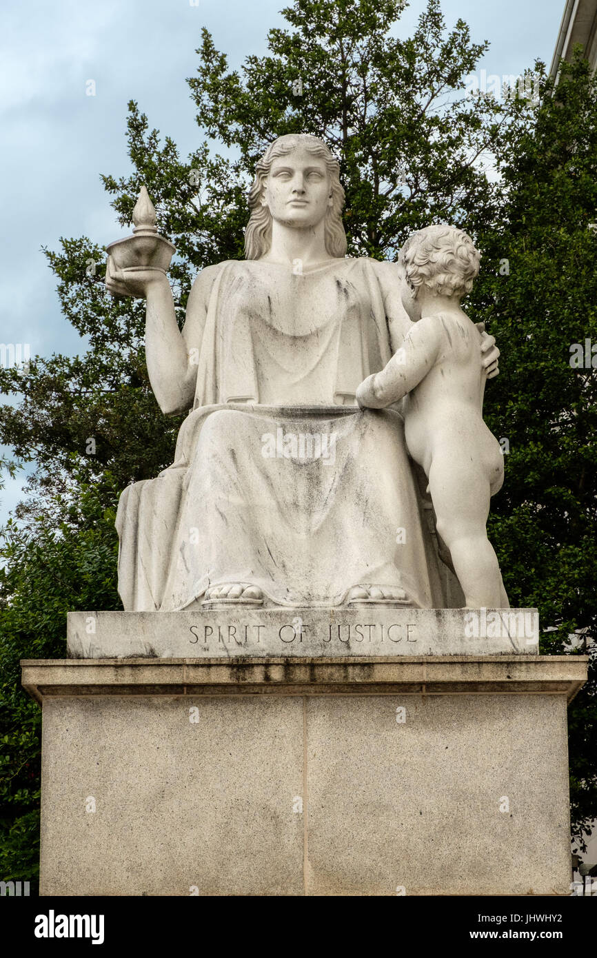 The Spirit of Justice sculpture, Rayburn House Office Building