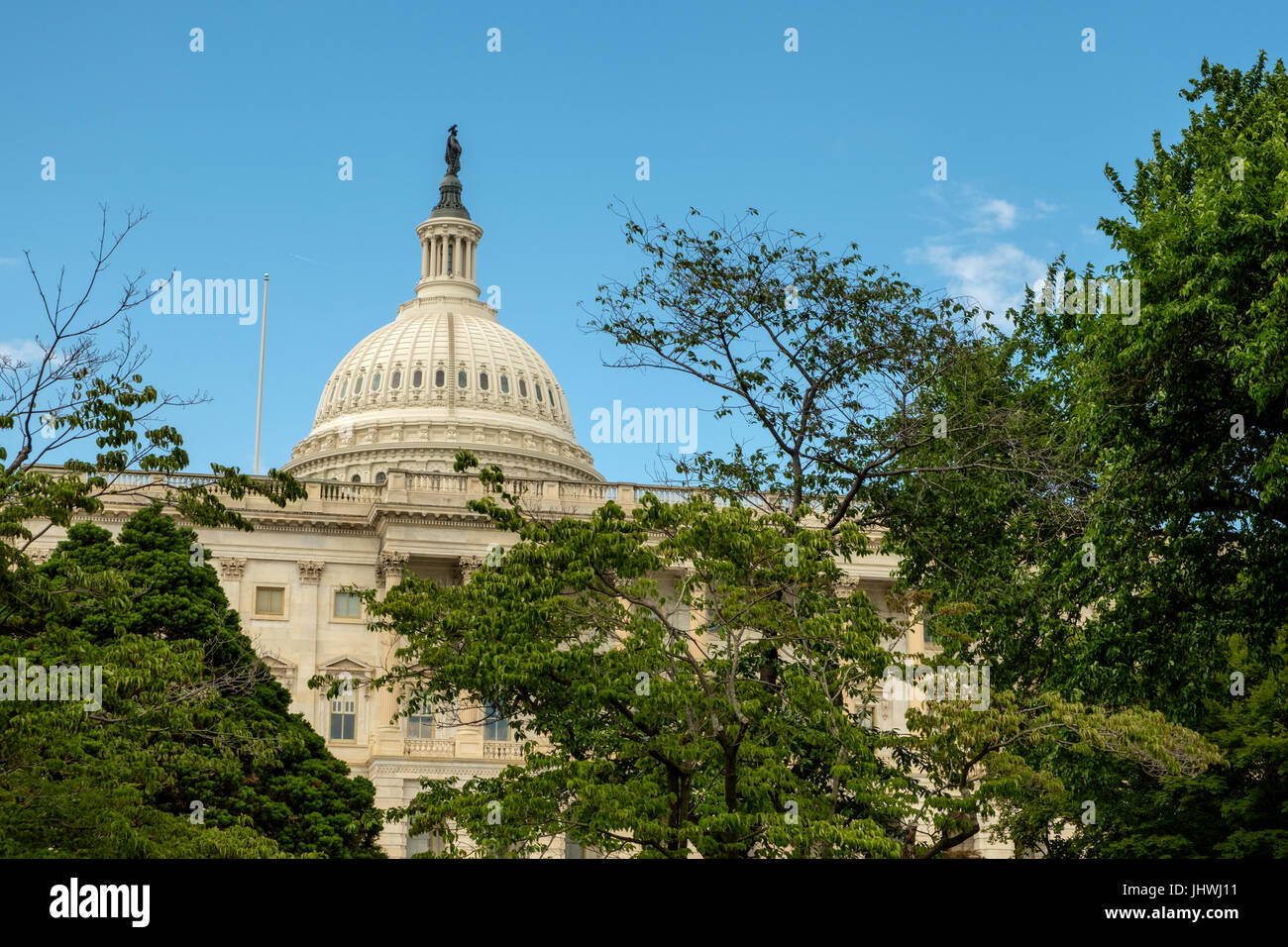 United States Capitol Building, Capitol Hill, Washington DC Stock Photo