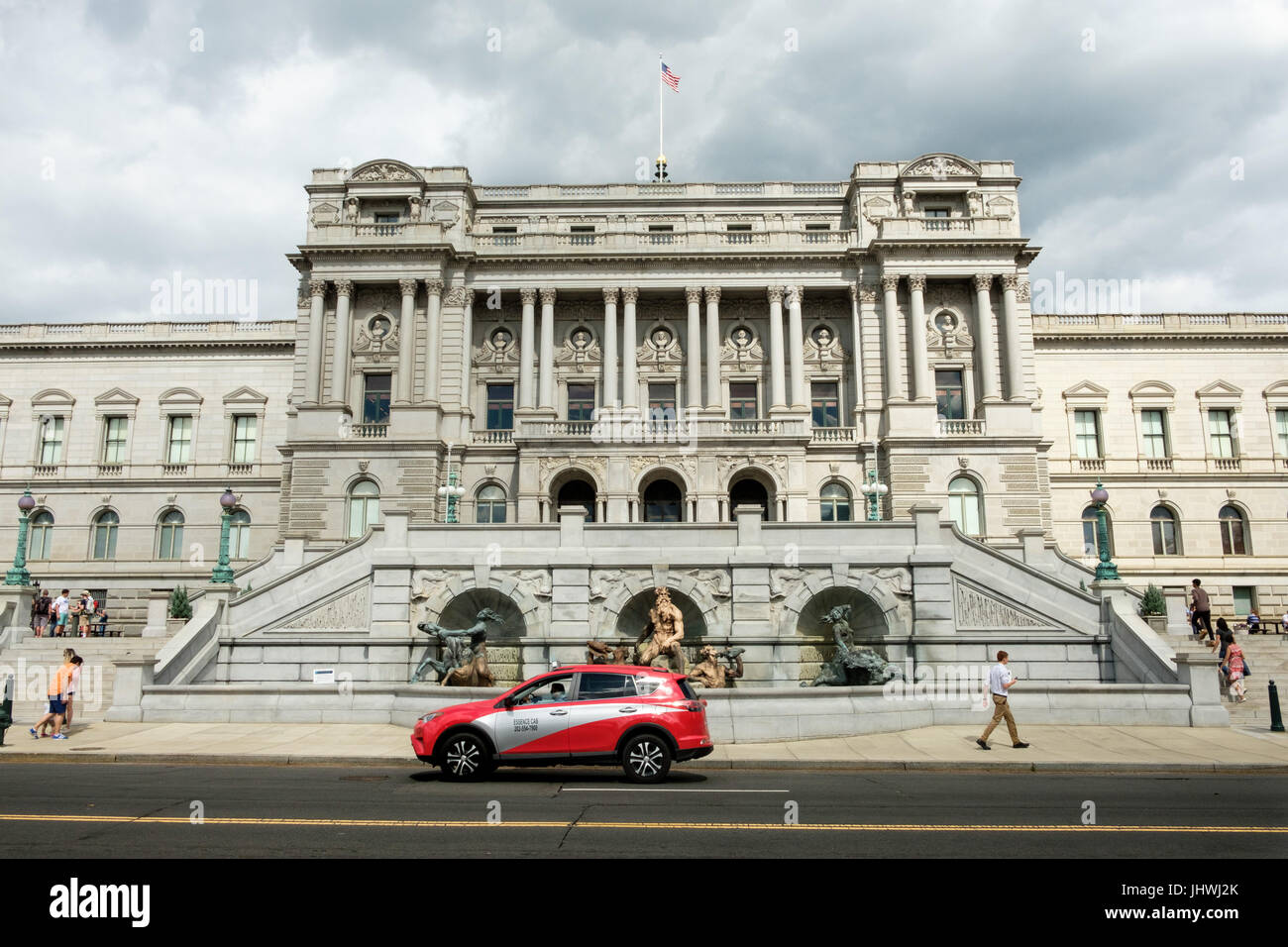 Court of Neptune Fountain, Thomas Jefferson Building, Library of