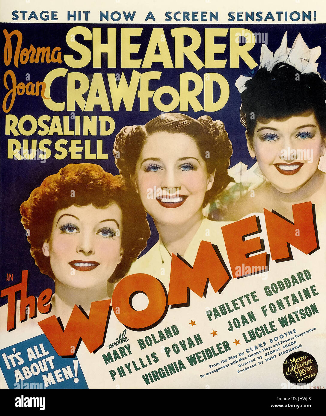 THE WOMEN 1939 MGM Film With From Left Joan Crawford Norma Shearer THE WOMEN 1939 MGM Film With From Left Joan Crawford Norma Shearer