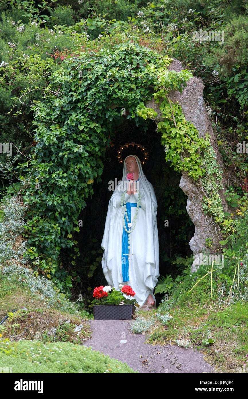 Statue of the Virgin Mary at Ballinspittle roadside shrine which was