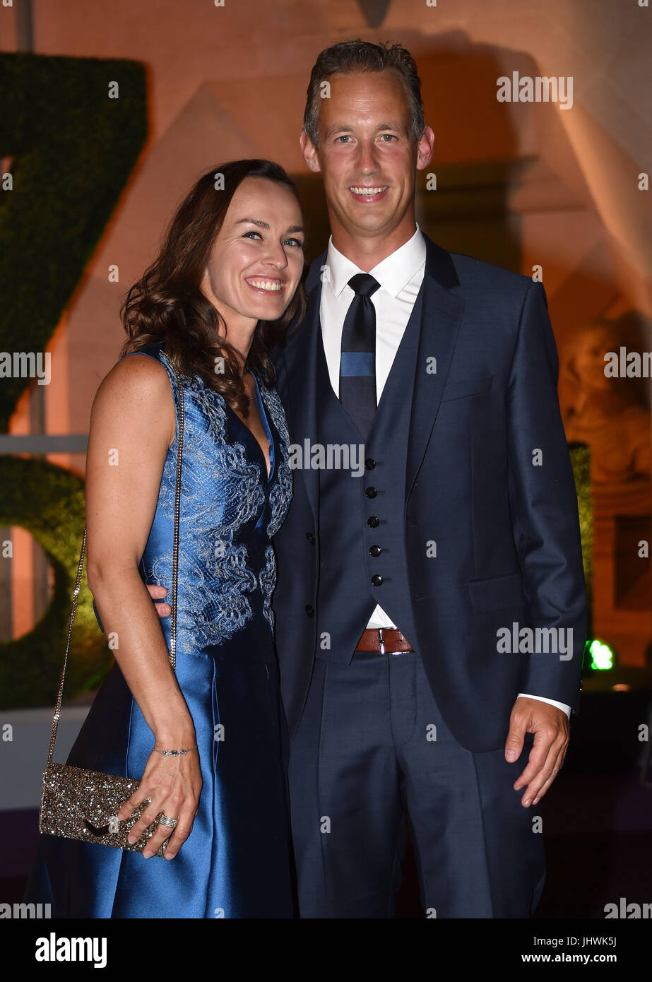 Martina Hingis arriving at the Wimbledon Champions Dinner 2017, at the