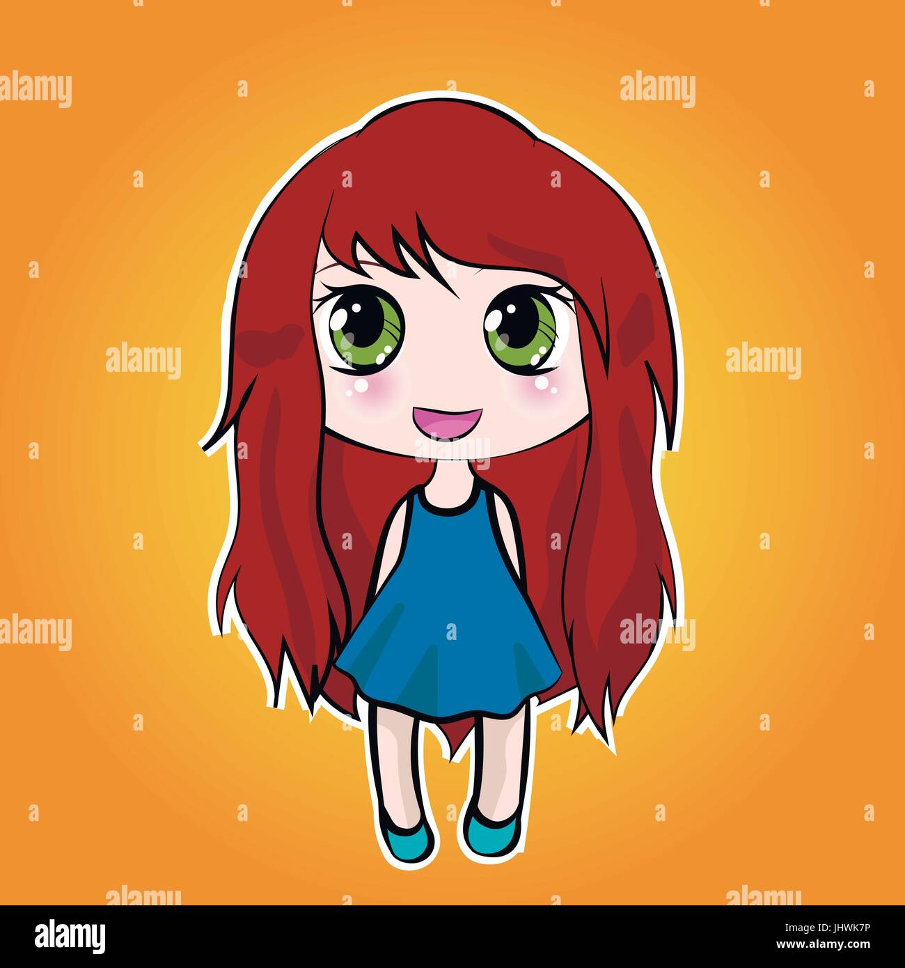 Cartoon lady hi-res stock photography and images - Alamy