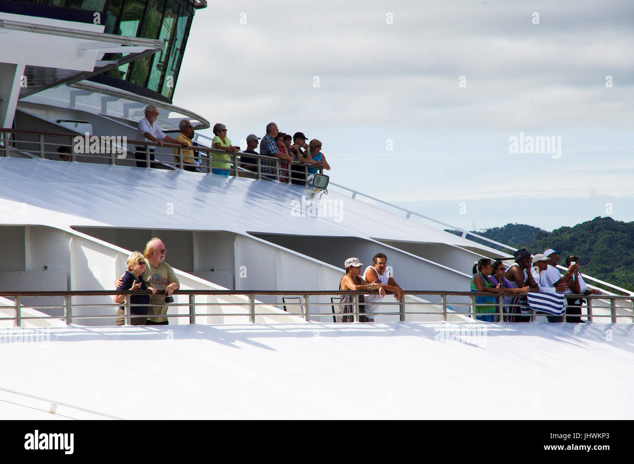 Norwegian Star Cruise ship in the Panama Canal Stock Photo - Alamy