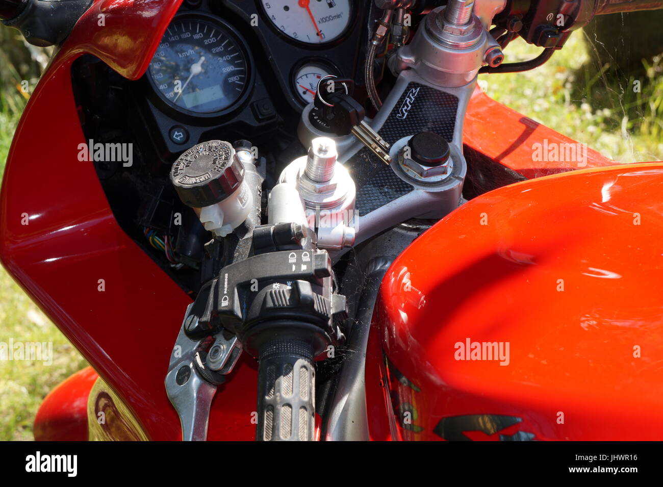 Honda Vtr 1000 Firestorm Superhawk This One Without The Snail Stock Photo Alamy