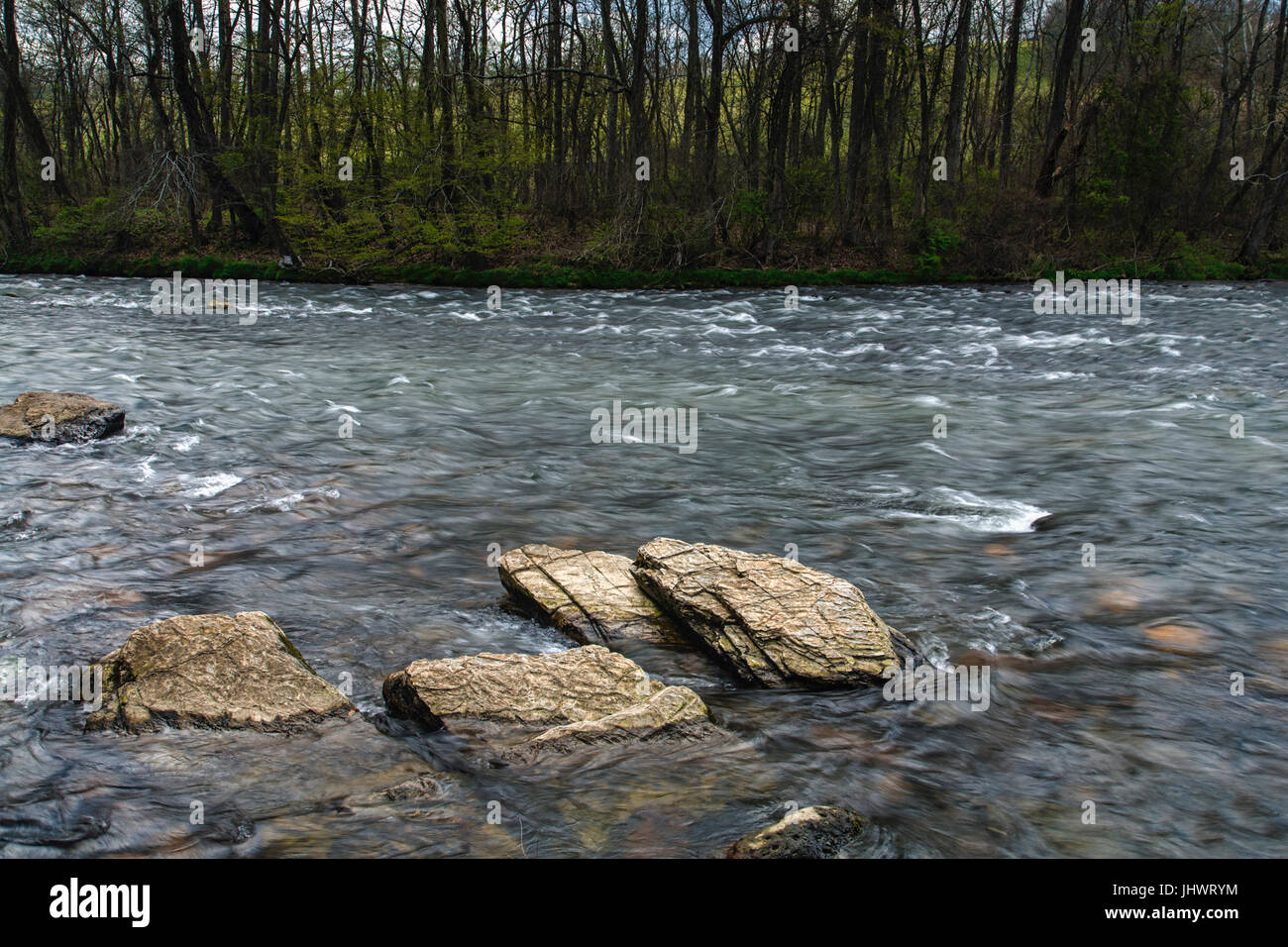 Sycamore Shoals in Elizabethton, Tennessee Stock Photo