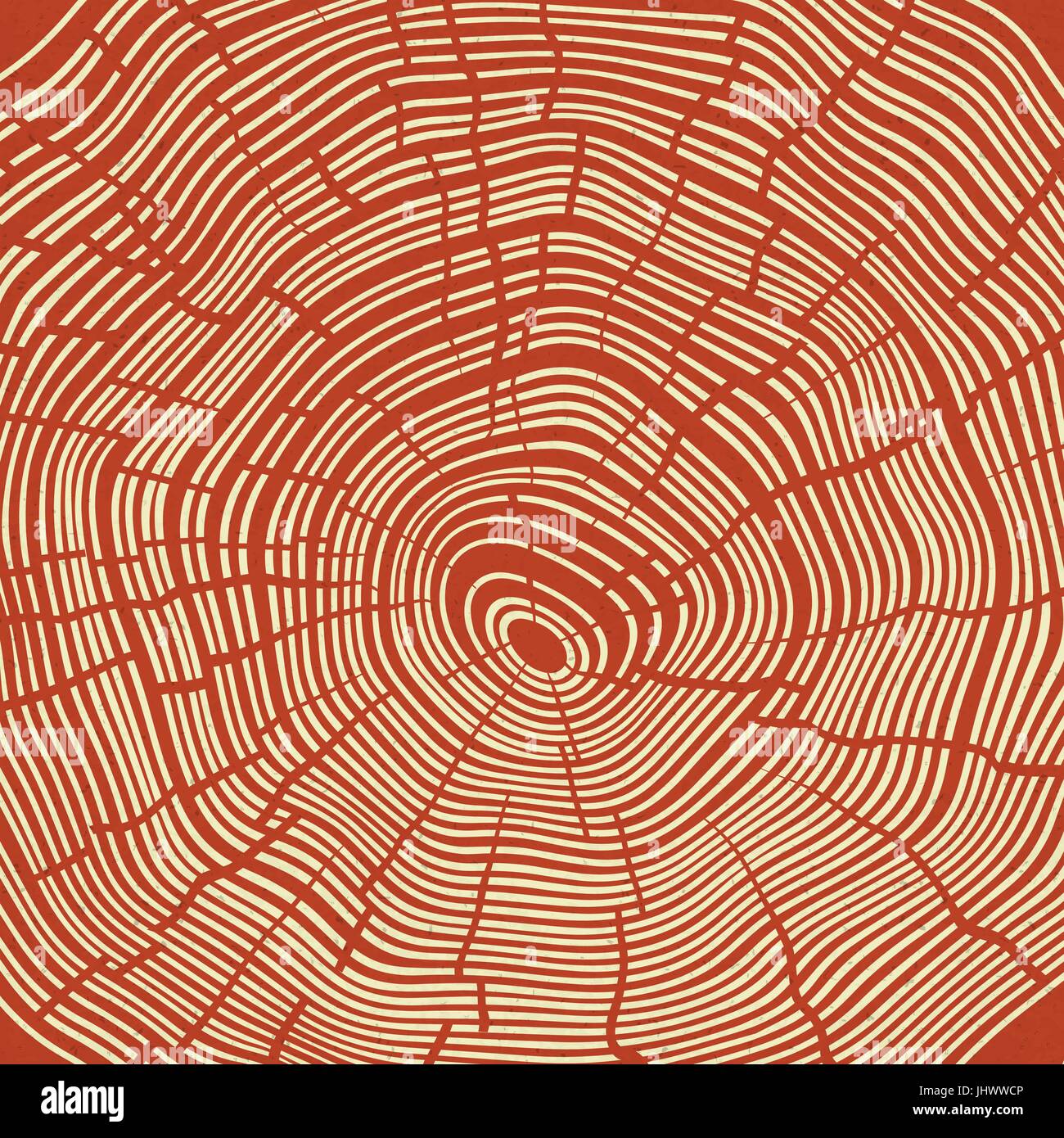 Tree Rings Red Textured Background Stock Vector Image & Art Alamy