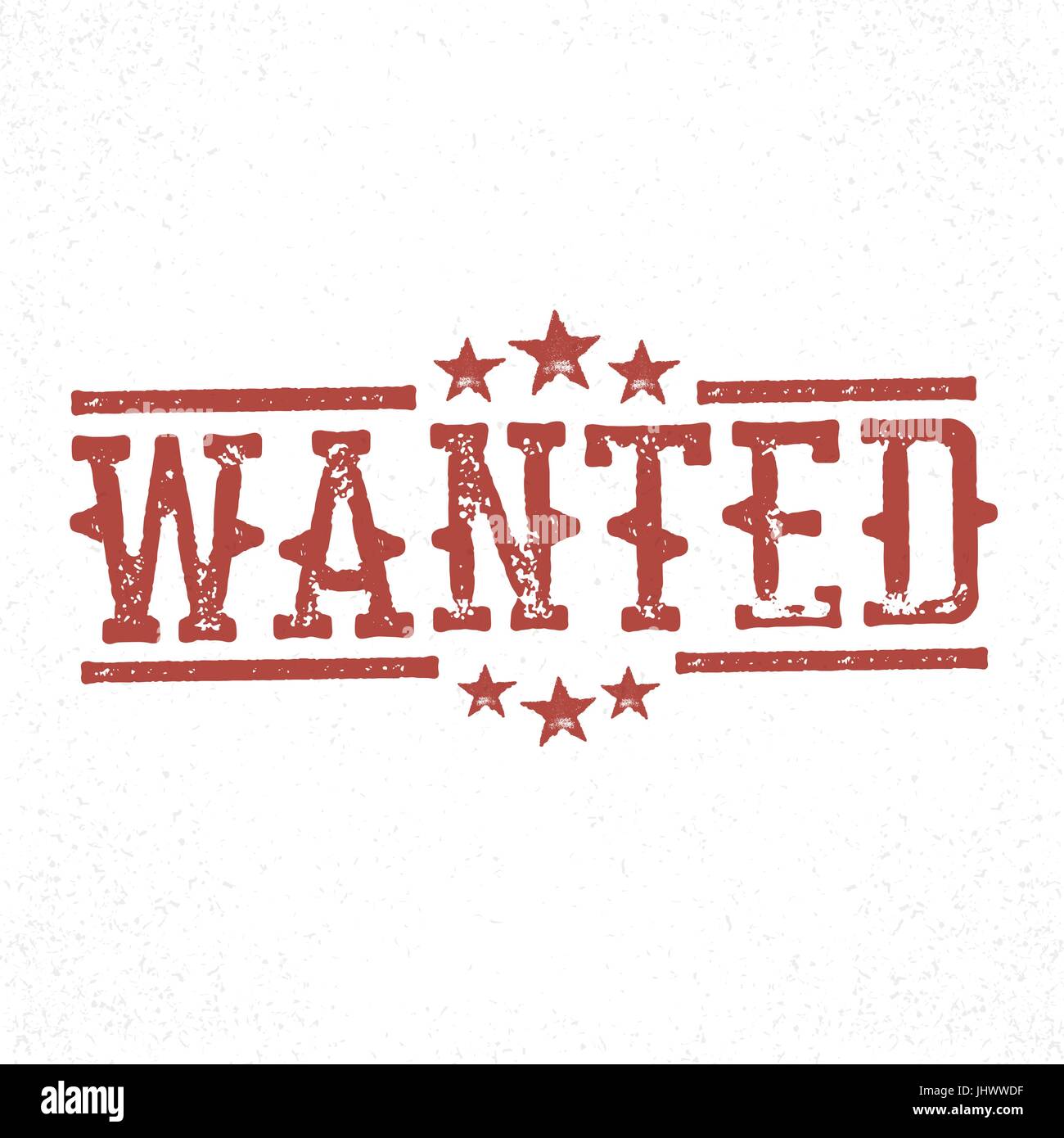 Wanted grunge rubber stamp. Western old grunge styled Stock Vector