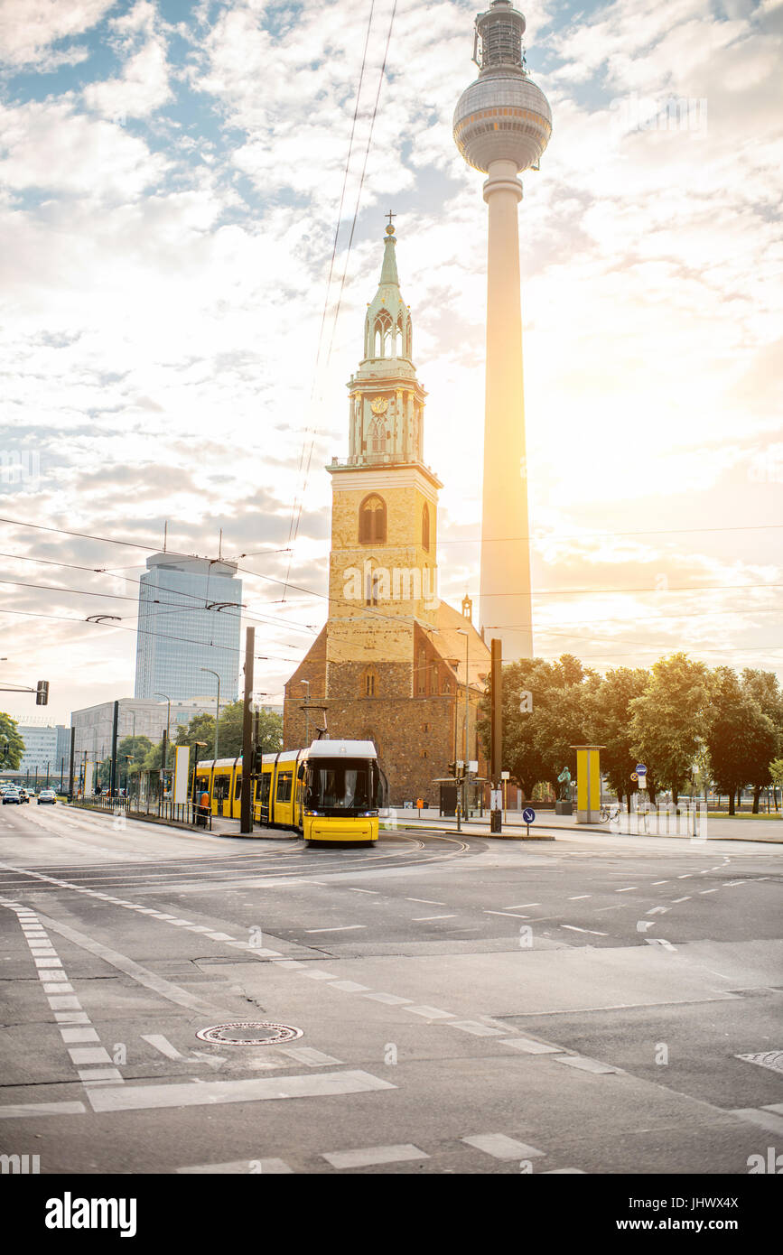Berlin city view Stock Photo - Alamy