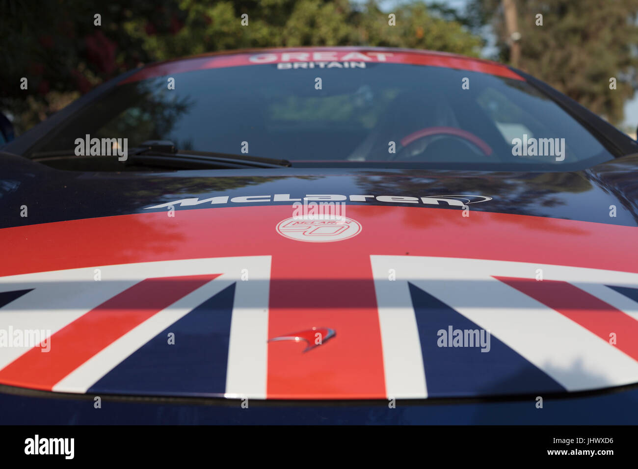 Union Jack Racing Car union jack hi-res stock photography and images - Alamy