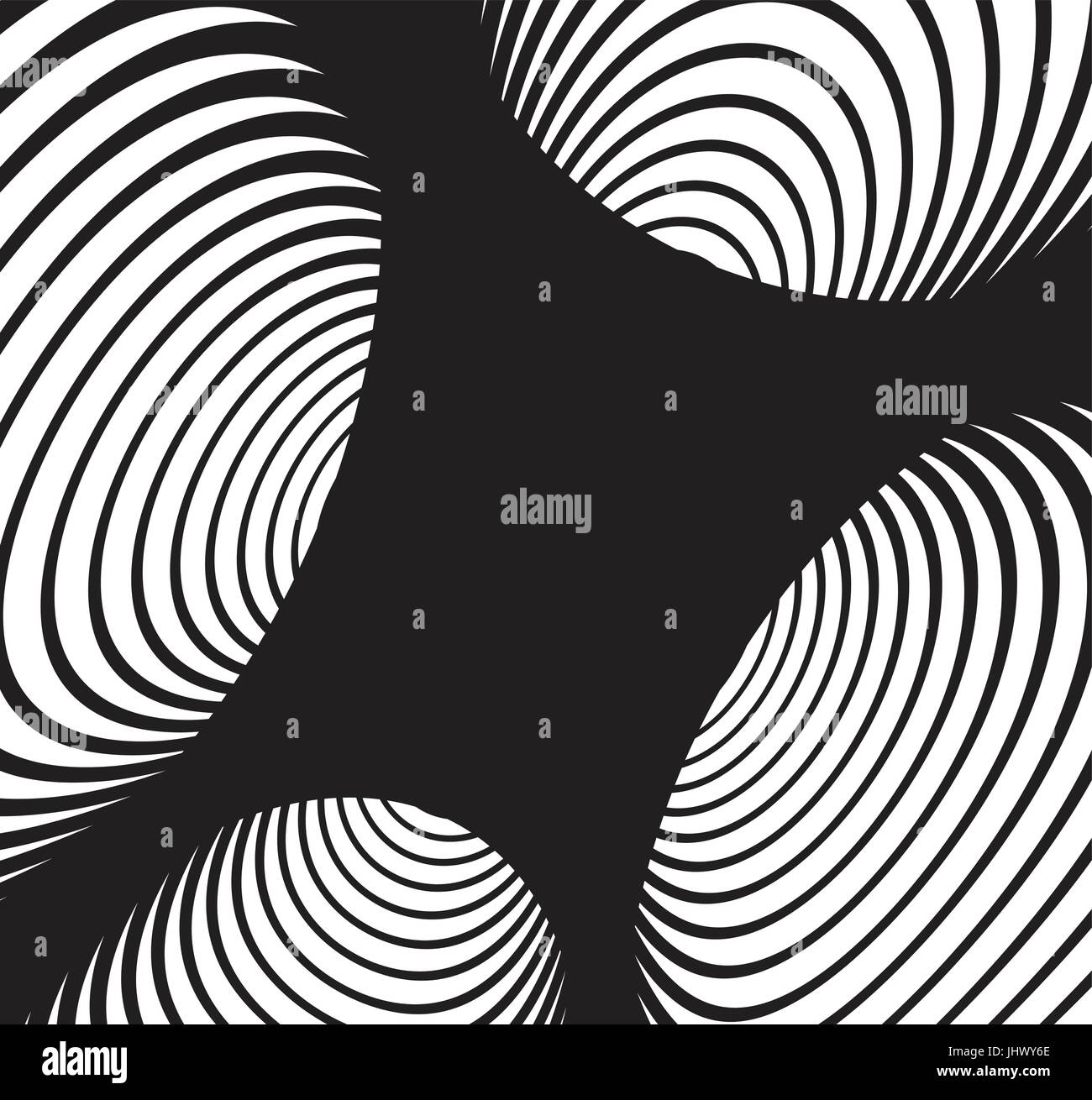 Black and white abstract spiral tunnel background Stock Vector Image ...