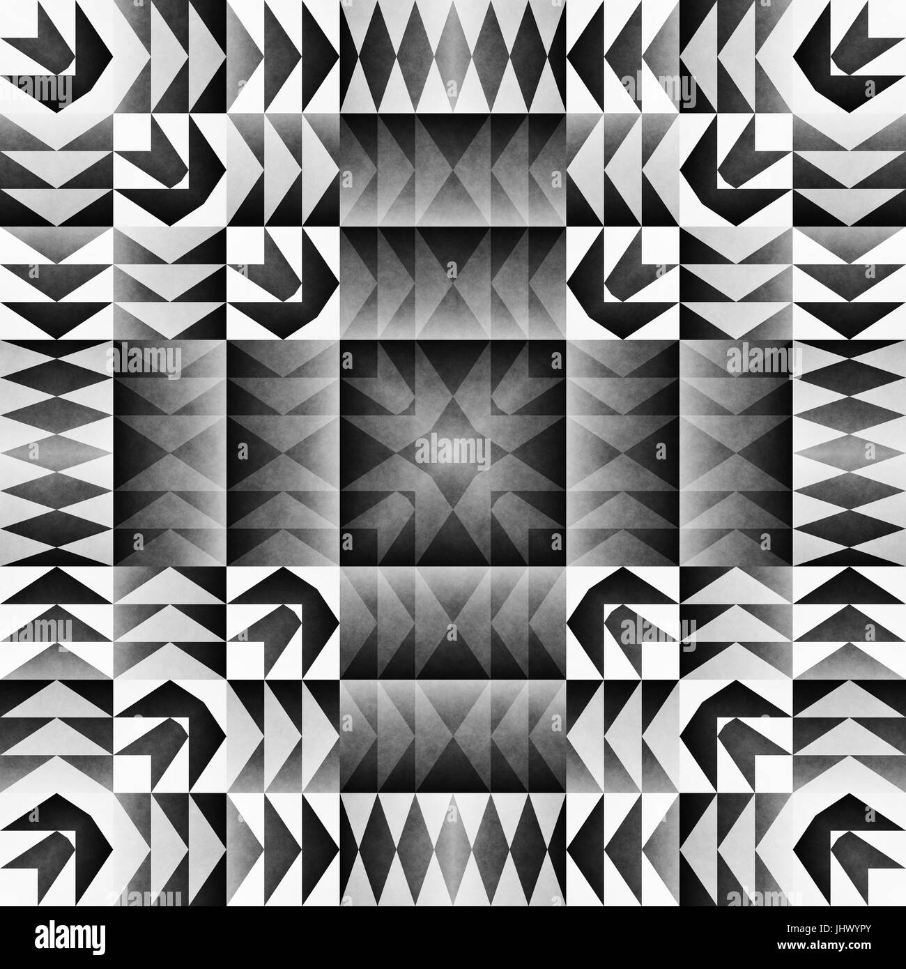 Aztec seamless tribal pattern Black and White Stock Photos & Images - Alamy