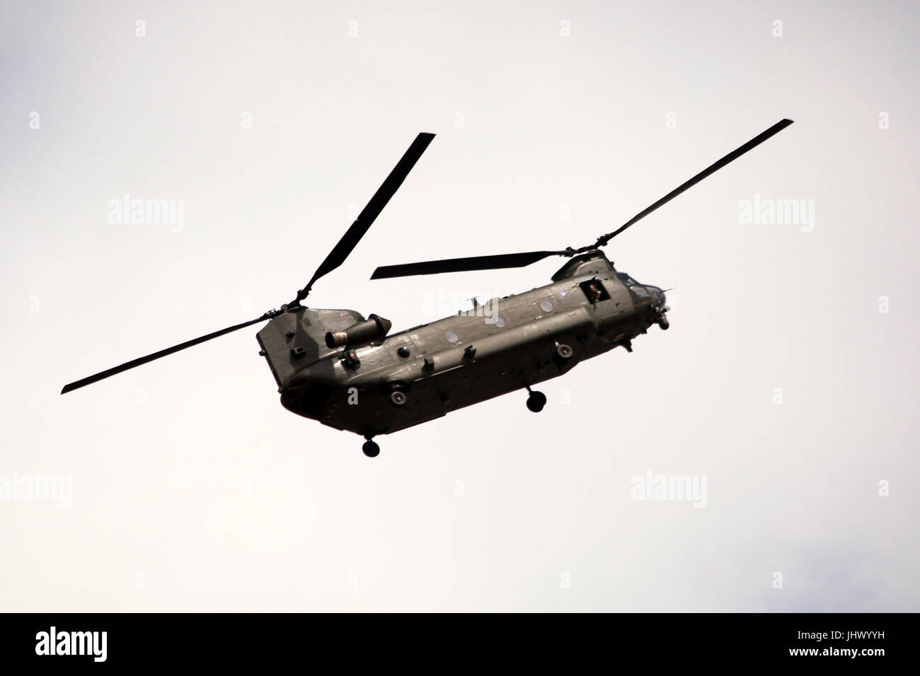 RAF Chinook Helicopter Stock Photo