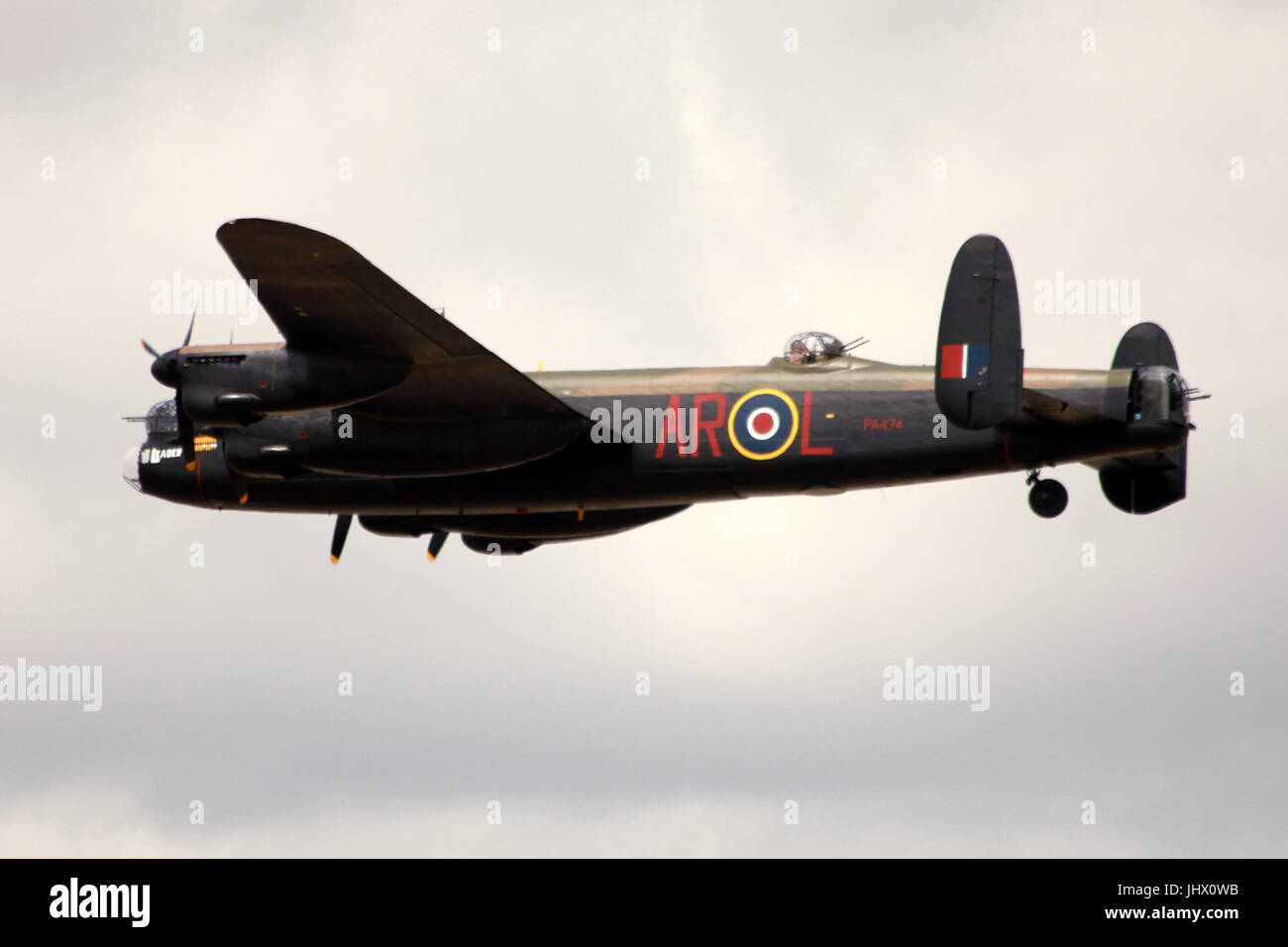 Avro Lancaster bomber Stock Photo