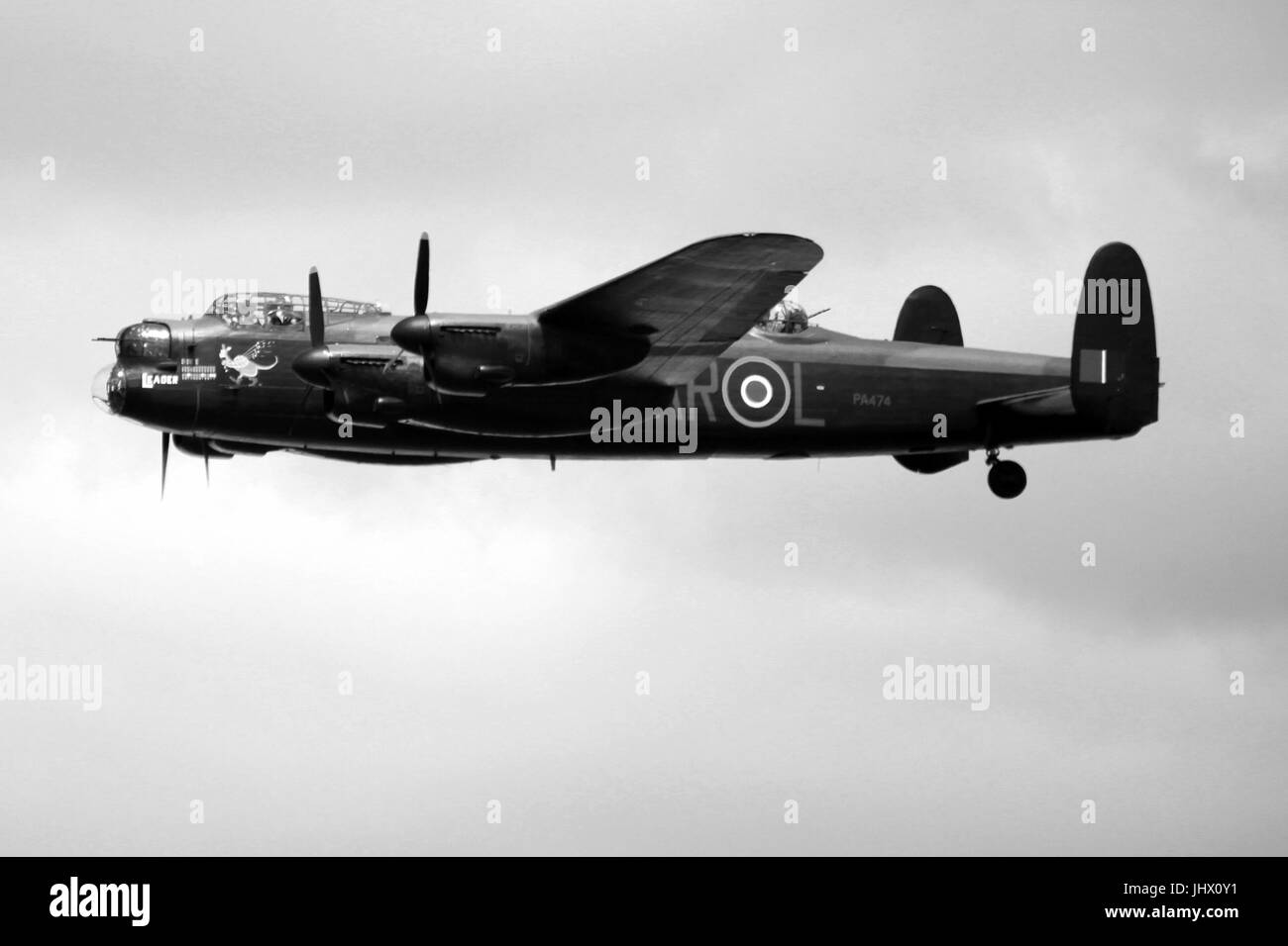 Avro Lancaster bomber Stock Photo