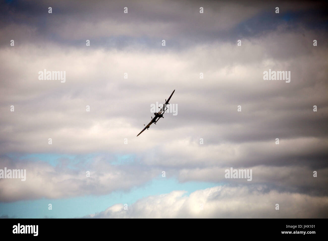 Avro Lancaster bomber Stock Photo