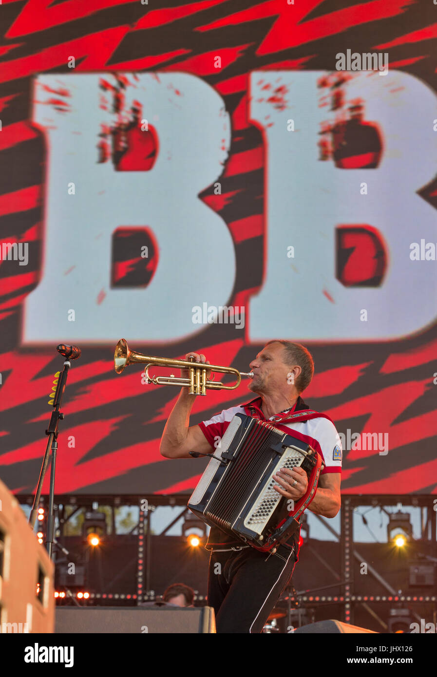 KIEV, UKRAINE JUNE 28, 2017 Popular Ukrainian rock band Vopli