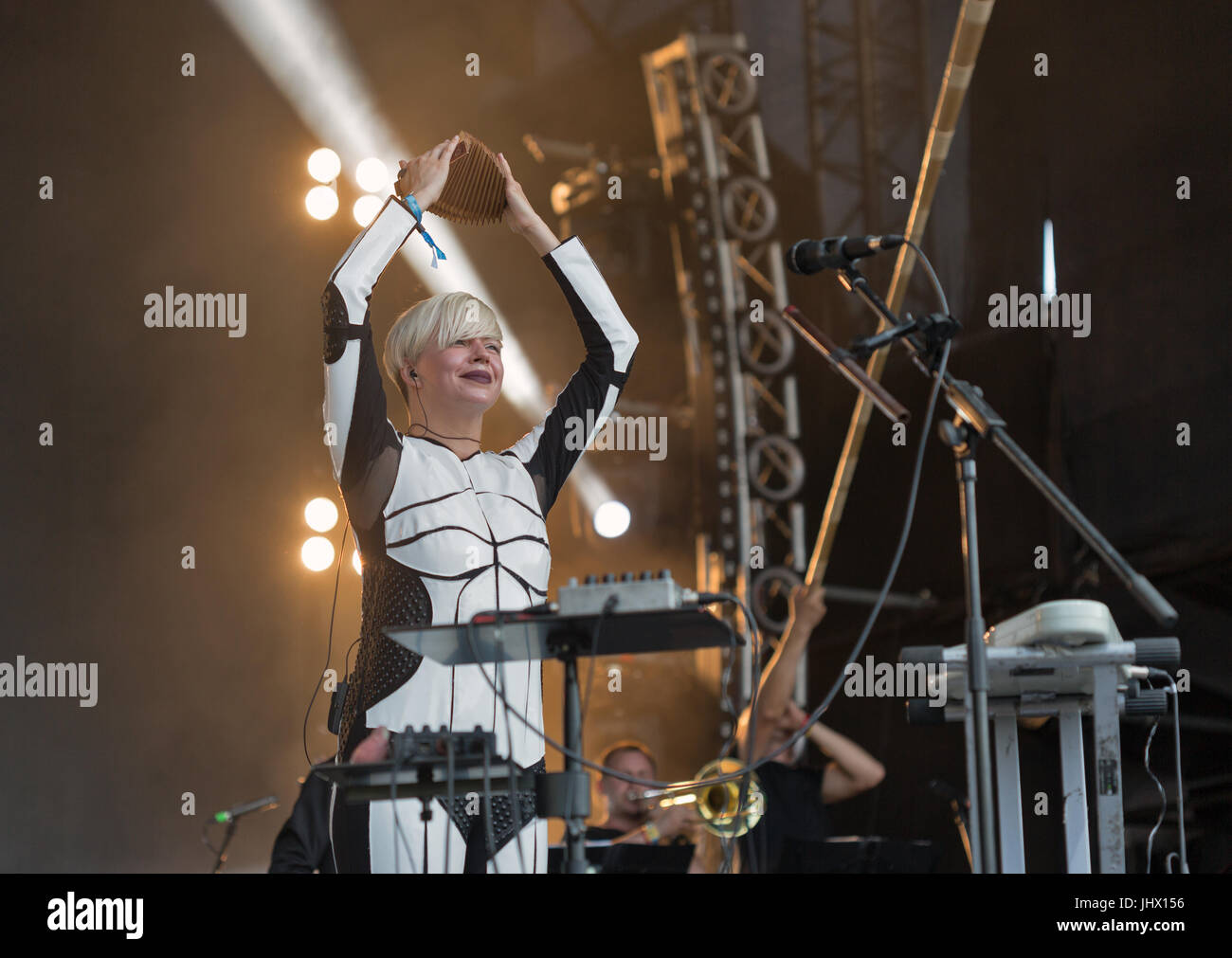 KIEV, UKRAINE JUNE 29, 2017 Popular Ukrainian experimental electro