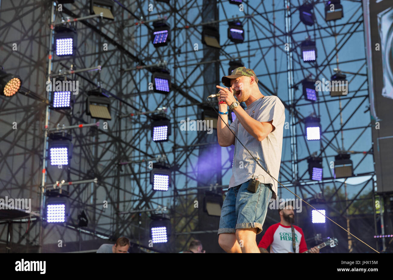 KIEV, UKRAINE JUNE 29, 2017 Popular Ukrainian rock band BoomBox and