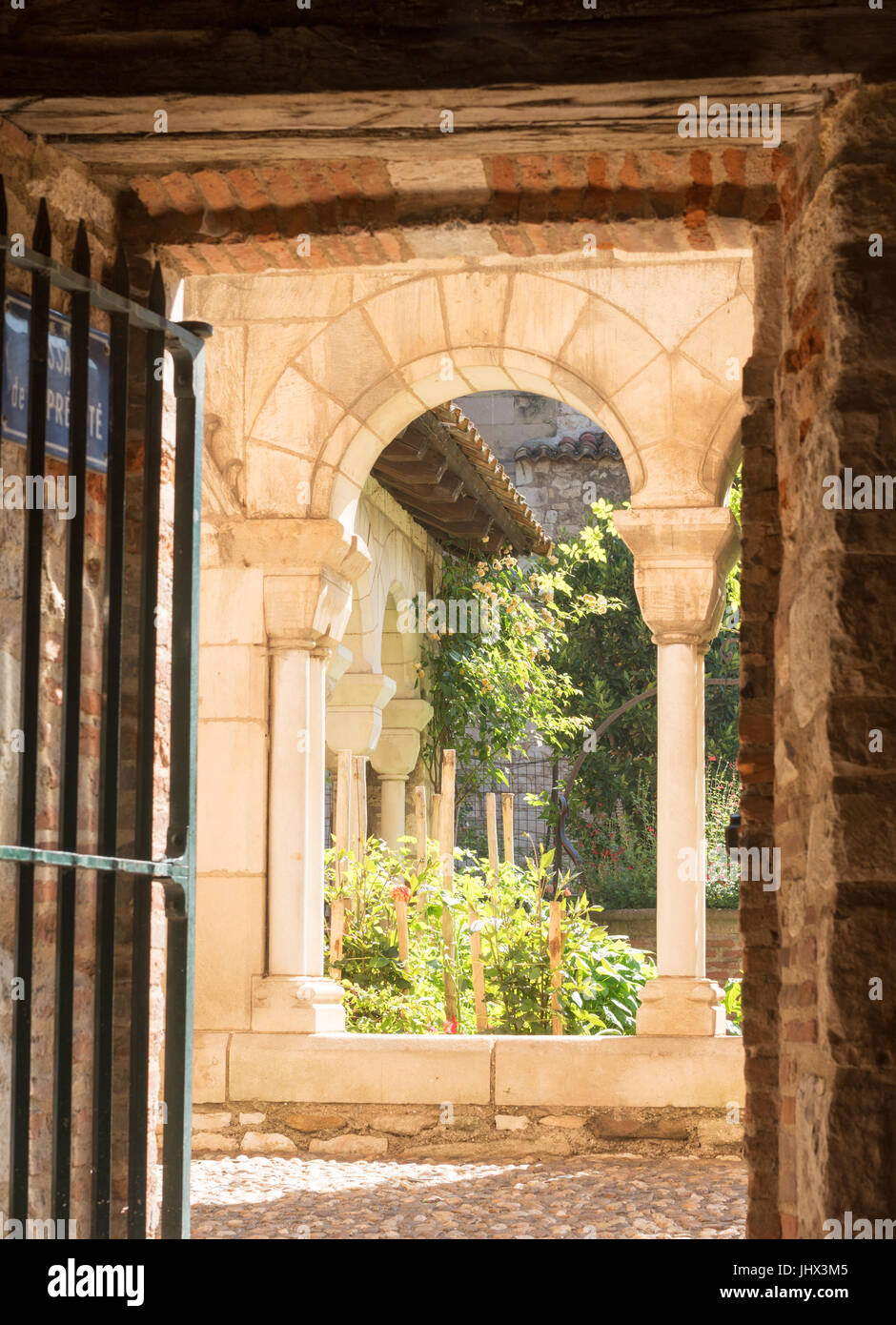 Entrance to the Cloister of Saint Salvi, Albi, France Stock Photo