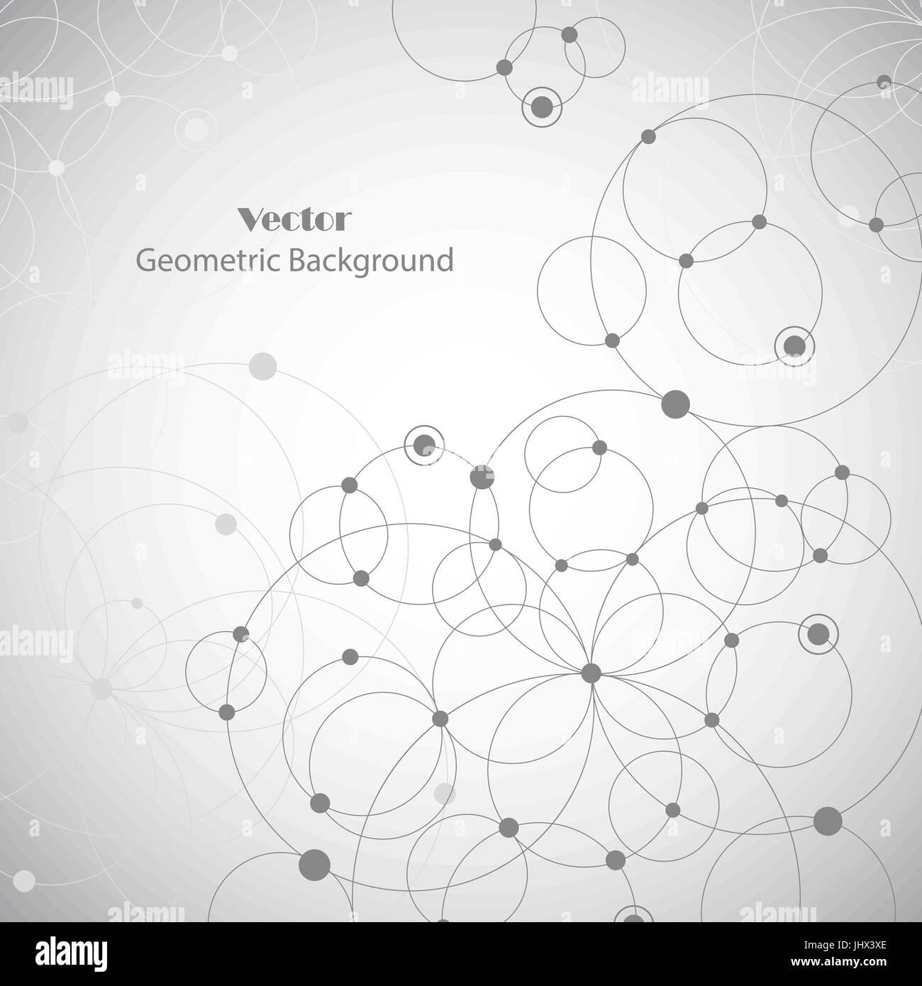 Connected dot circles Black and White Stock Photos & Images - Alamy