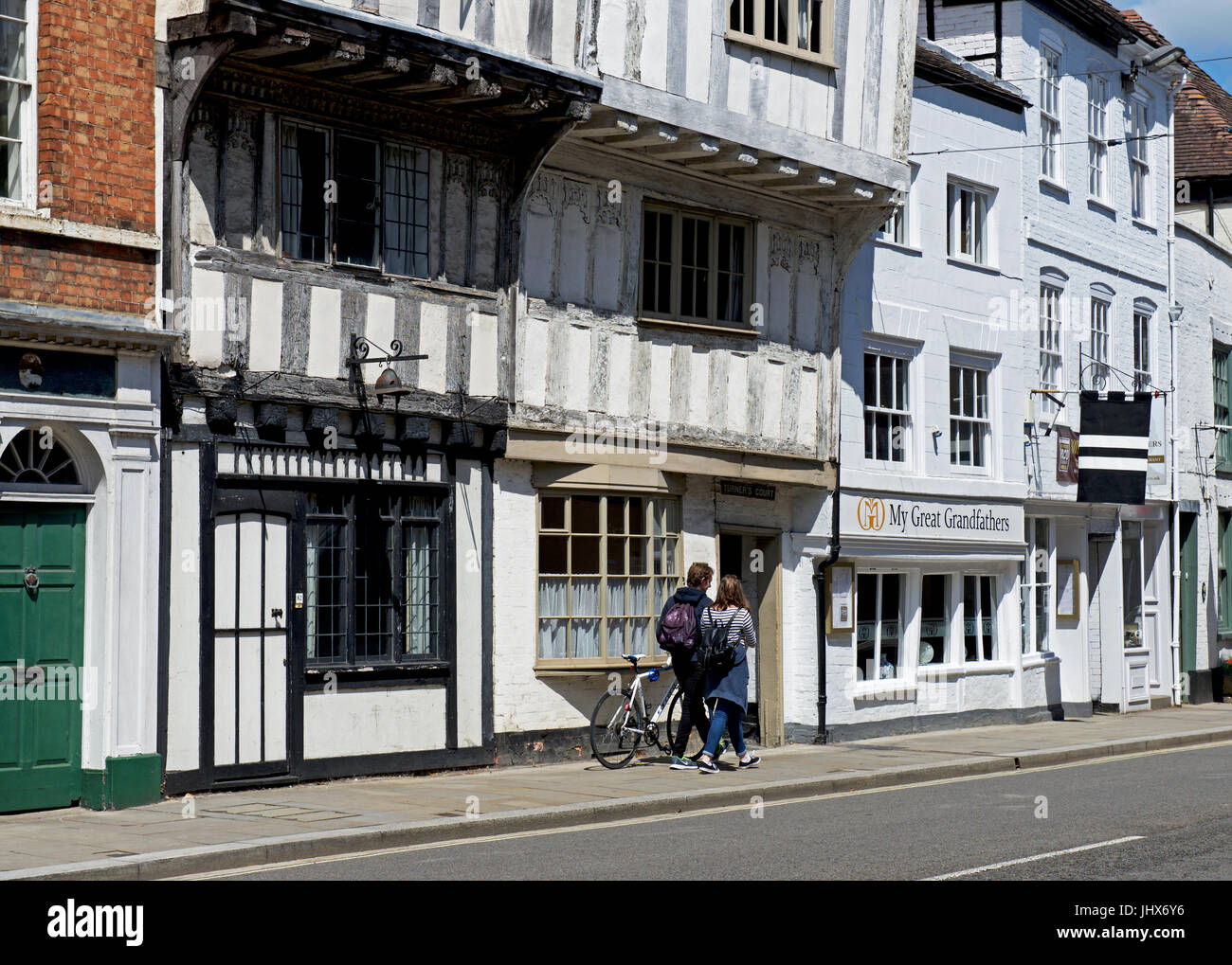 Church Street, Tewkesbury, Gloucestershire, England UK Stock Photo Alamy