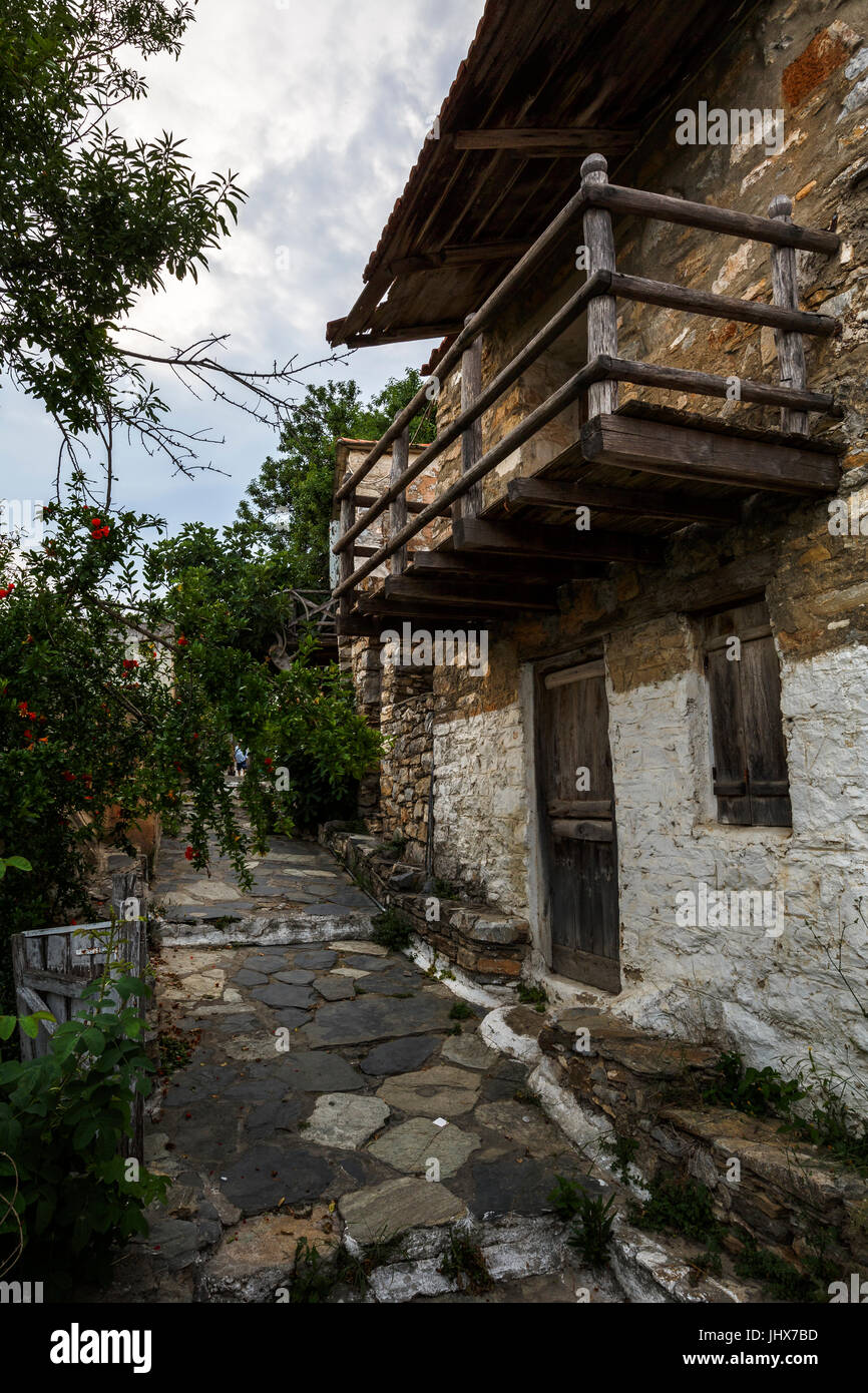 Old house in Chora of Alonissos island, Greece Stock Photo Alamy