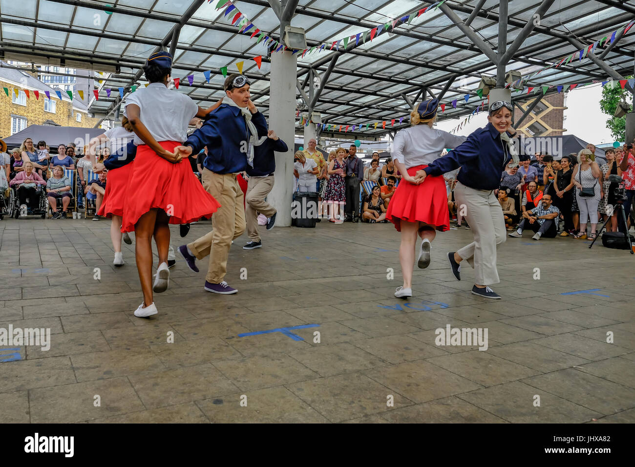 Dancing display at Swing East, 1950s music festival Stock Photo - Alamy