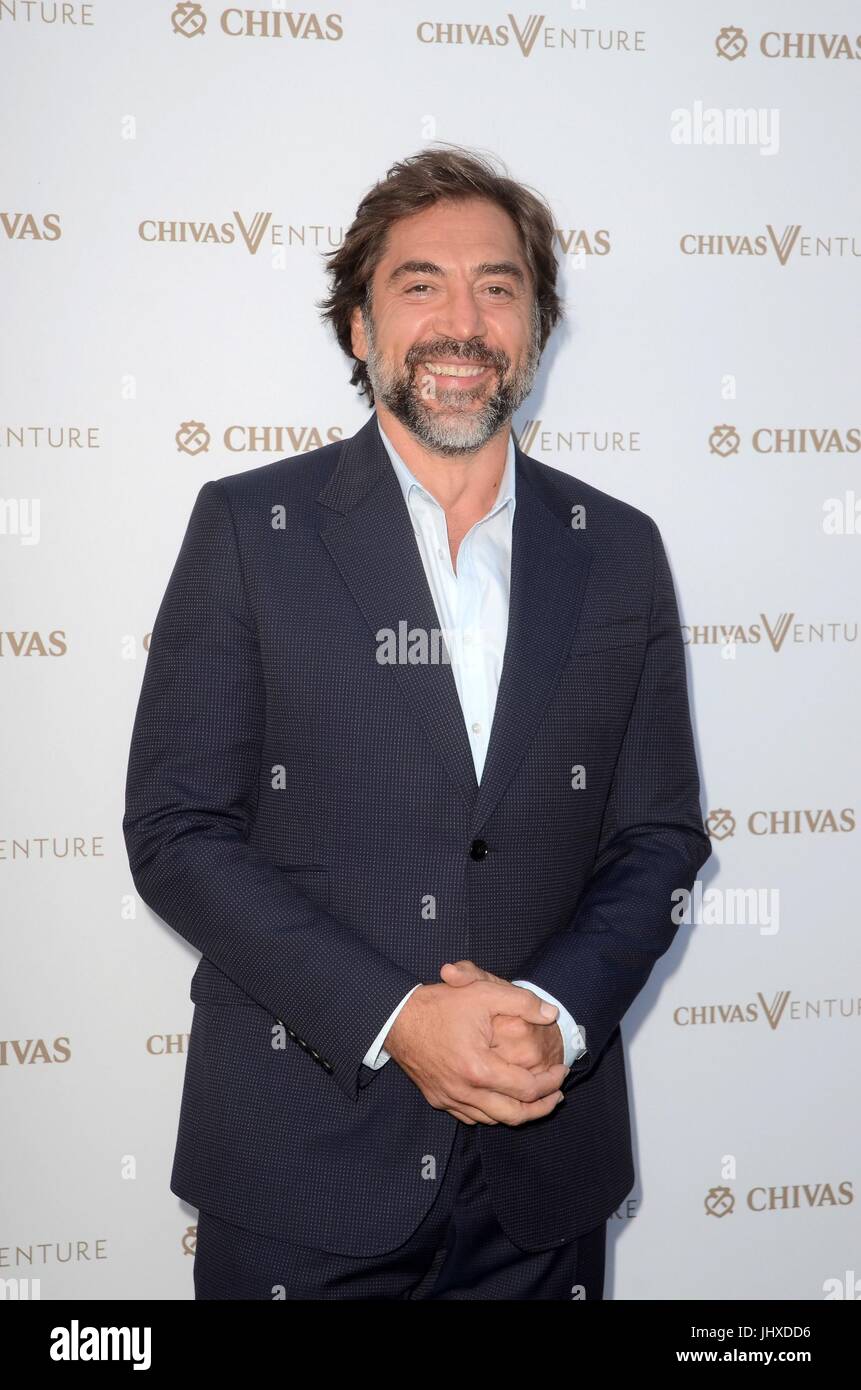 Los Angeles, CA, USA. 13th July, 2017. Javier Bardem at arrivals for Chivas Regal's Win The Right Way Campaign and The Final Pitch of The Venture Party, LADC Studios, Los Angeles, CA July 13, 2017. Credit: Priscilla Grant/Everett Collection/Alamy Live News Stock Photo