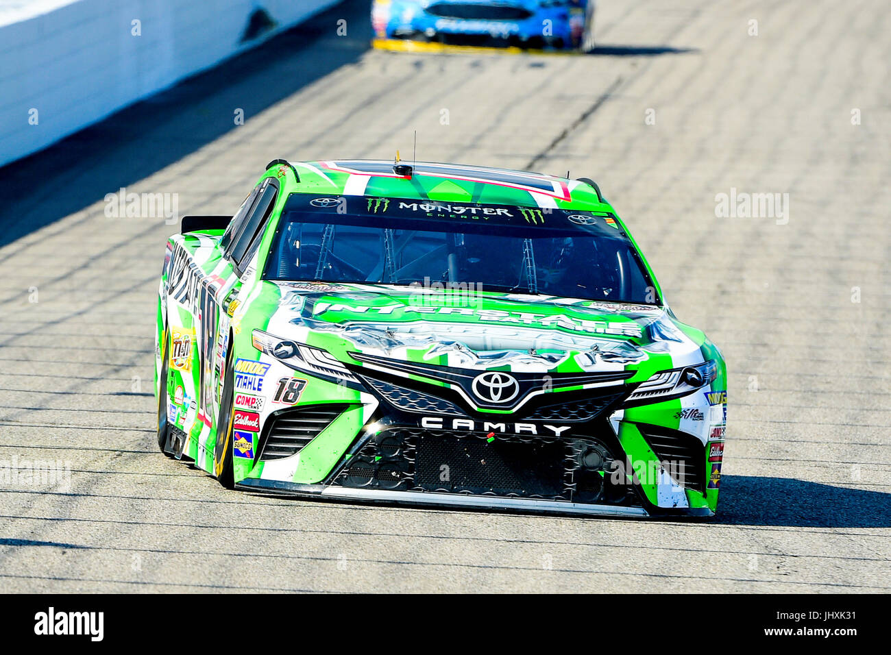 Loudon, New Hampshire, USA. 16th July, 2017. Kyle Busch, Monster Energy NASCAR Cup Series driver