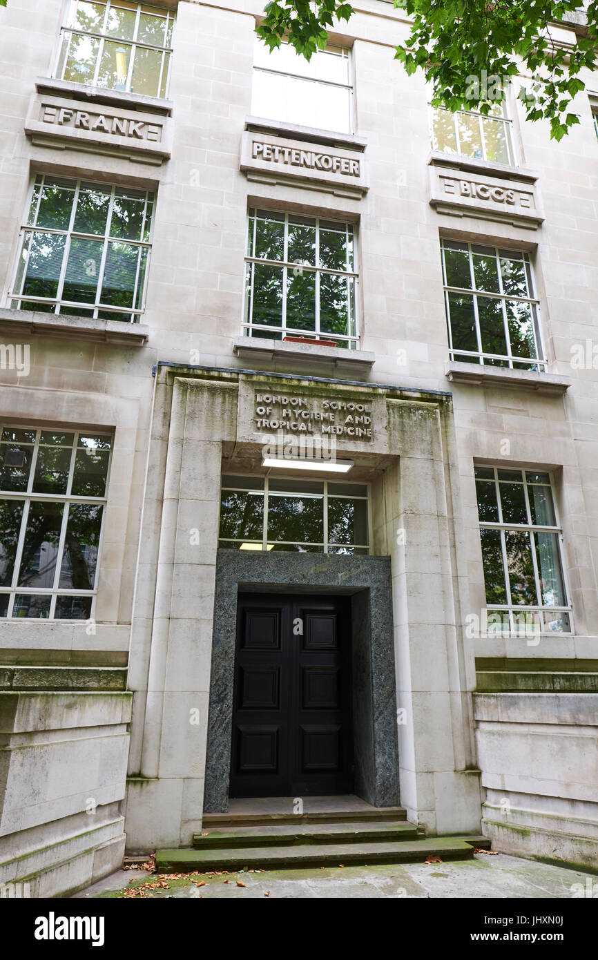 London School Of Hygiene And Tropical Medicine, Keppel Street, Bloomsbury, London, UK Stock Photo
