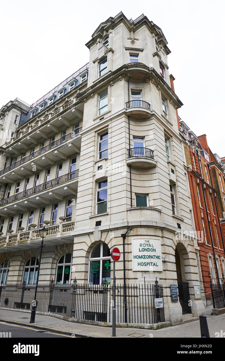 Exterior Of The Royal London Hospital For Integrated Medicine Formally The Homeopathic Hospital, Great Ormond Street, Bloomsbury, London, UK Stock Photo