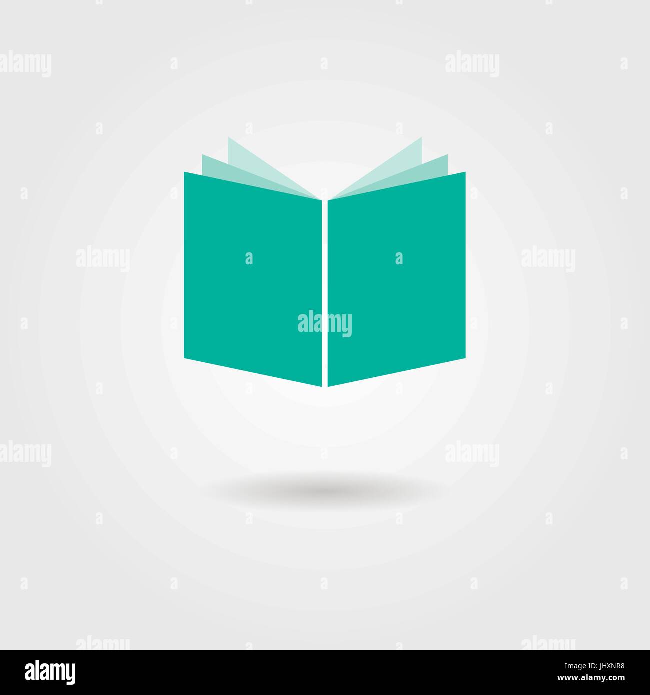 book icon with shadow Stock Vector Image & Art - Alamy