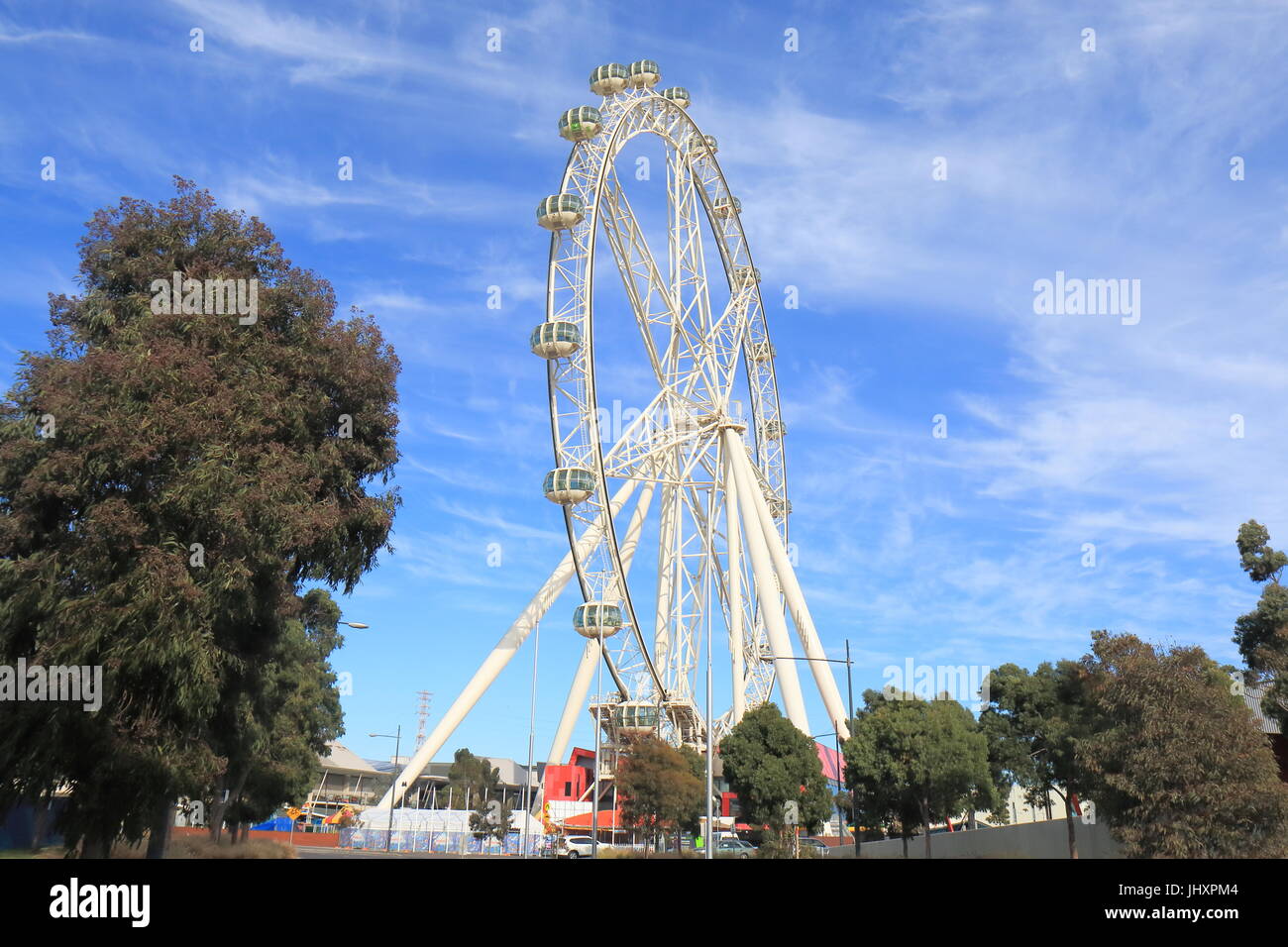 Melbourne Star in Melbourne Australia. Melbourne Star is a giant Ferris