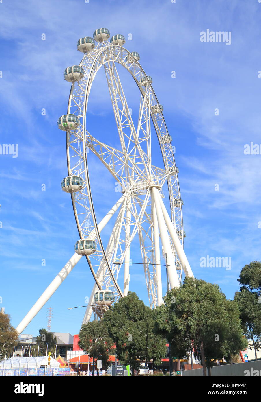 Melbourne Star in Melbourne Australia. Melbourne Star is a giant Ferris