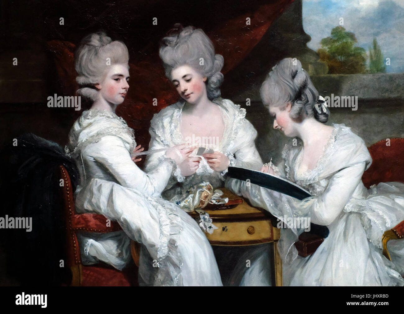 The Ladies Waldegrave - Sir Joshua Reynolds, 1780 Stock Photo