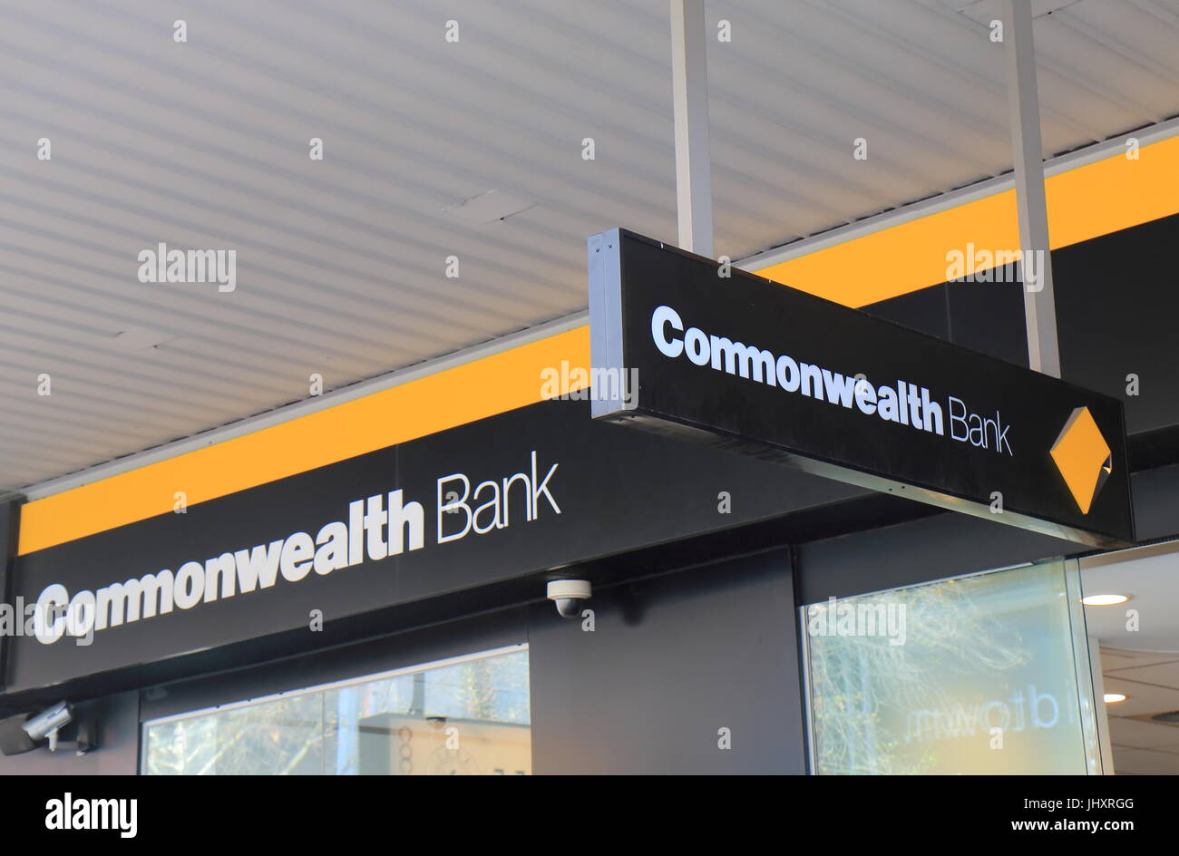 Commonwealth Bank of Australia. Commonwealth Bank also known as CBA is one of the four largest bank in Australia Stock Photo