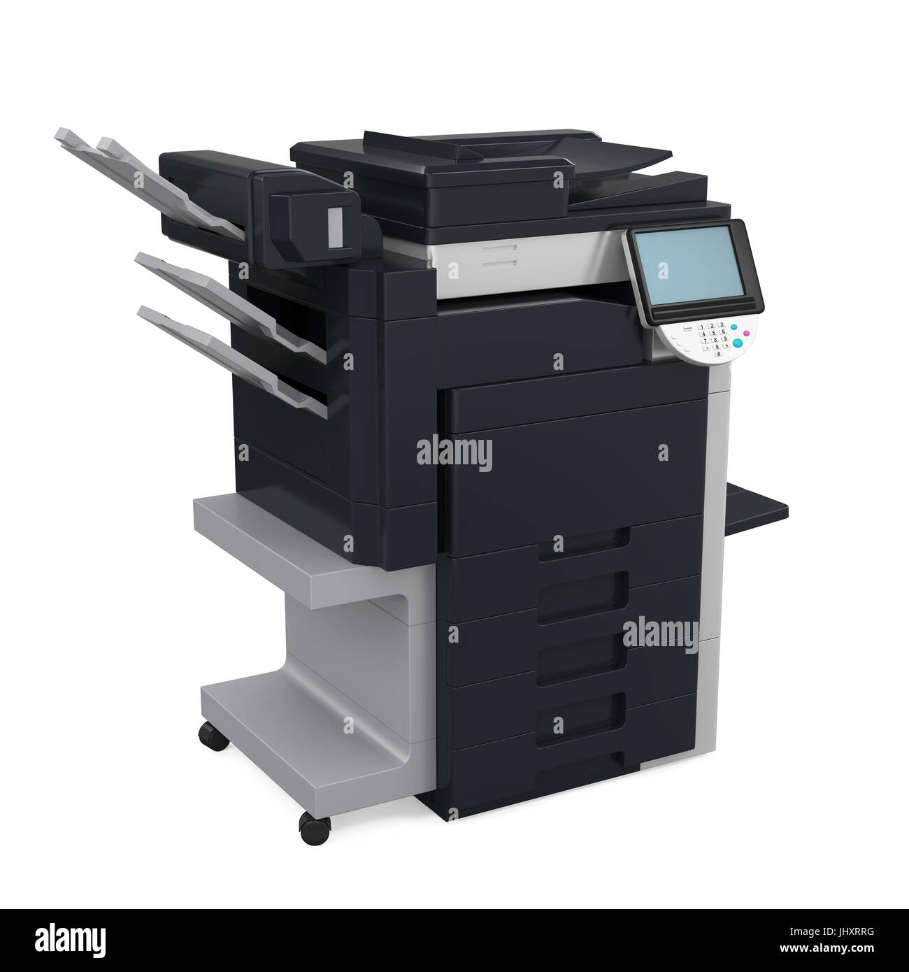 Office Multifunction Printer Isolated Stock Photo Alamy