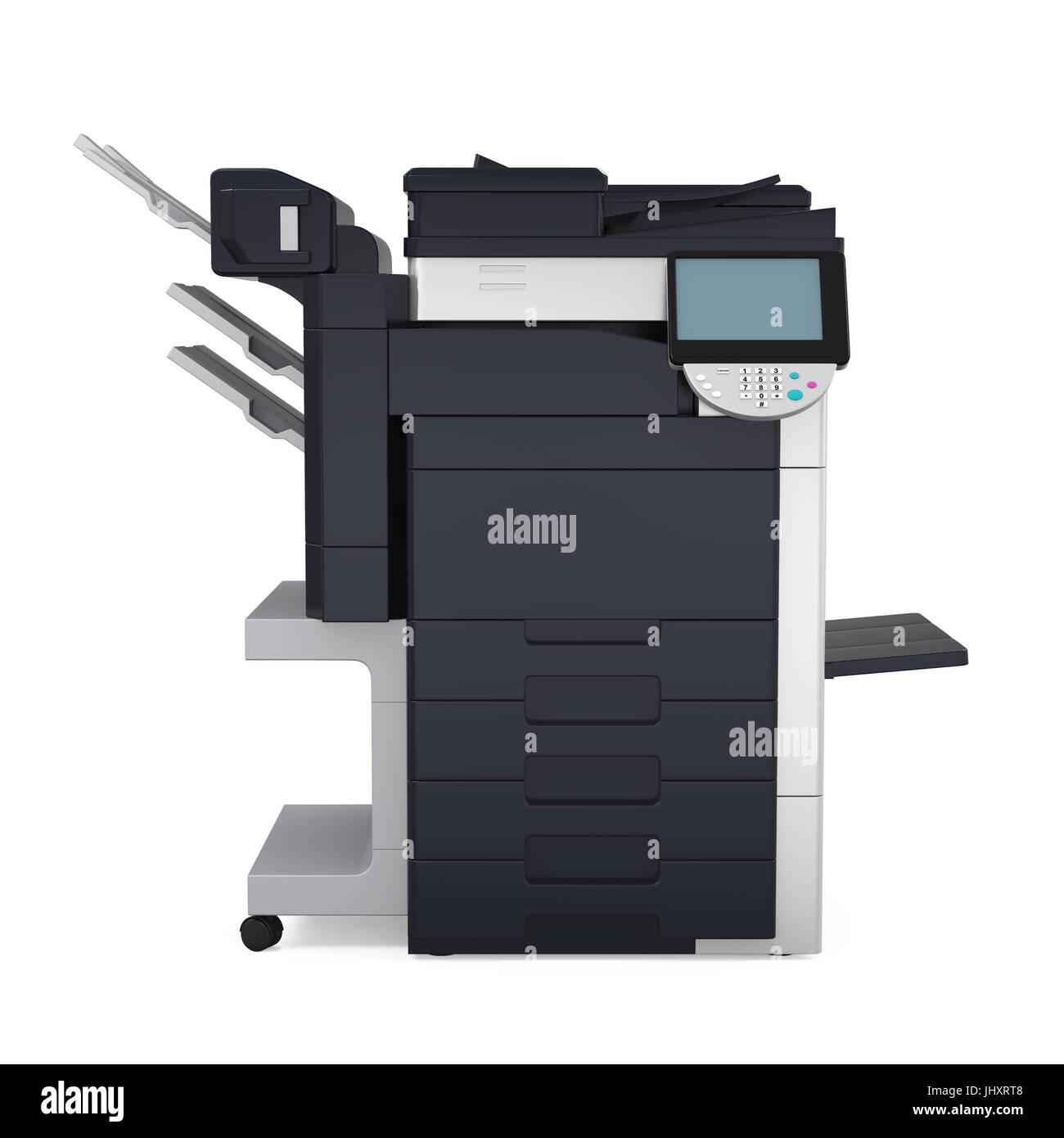 Office Multifunction Printer Isolated Stock Photo Alamy