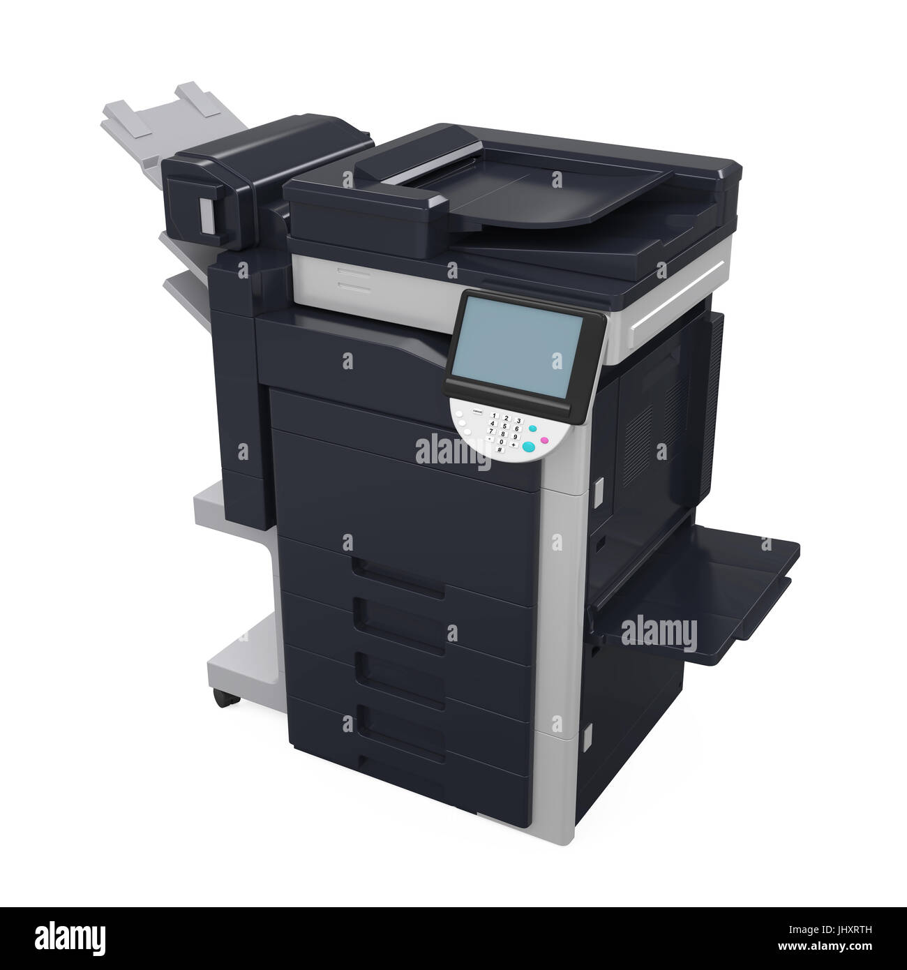 Office Multifunction Printer Isolated Stock Photo Alamy