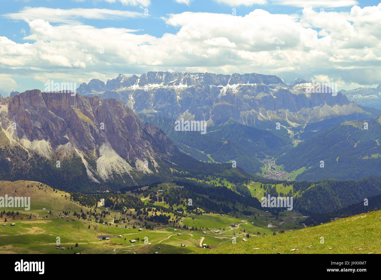 Seceda mountain in the Dolomites Italy Stock Photo - Alamy